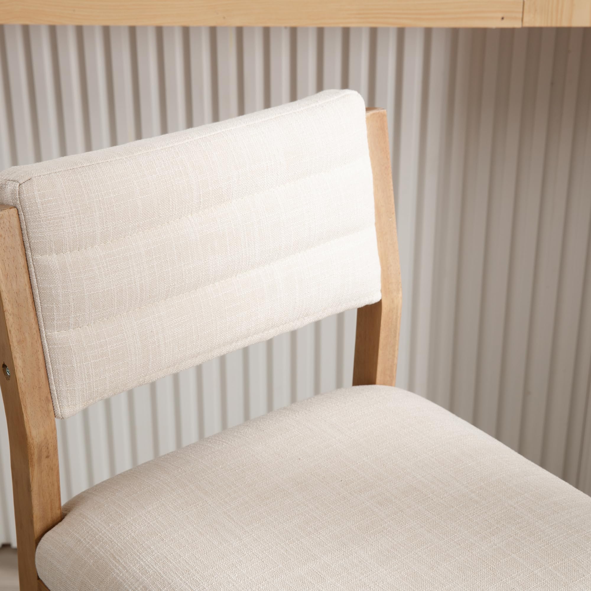 ROCITY 26"H Farmhouse Armless Bar Stools Set of 2 - 5801CS