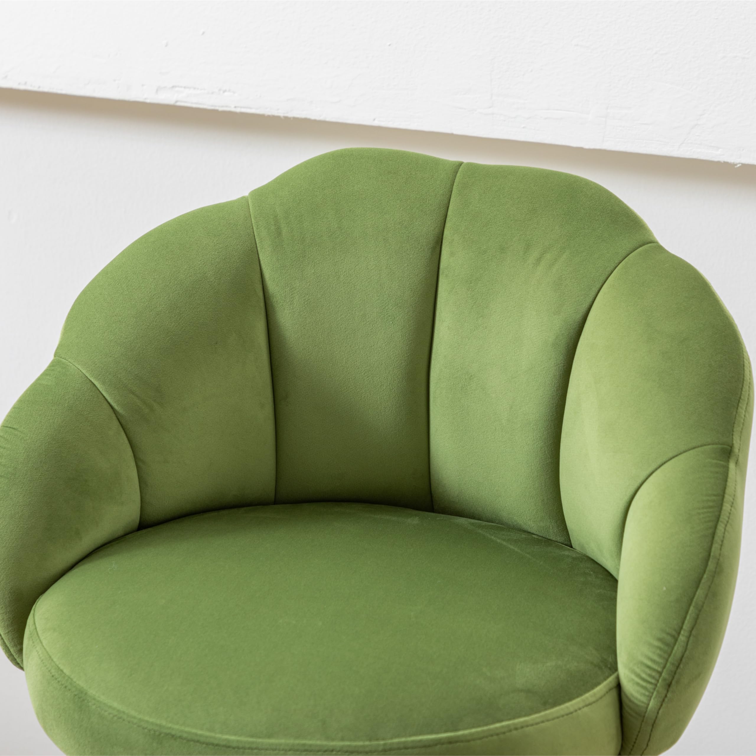 CHICAURA 26"H Petal Back Counter Stools with Footrest Set of 2 - 3208CS