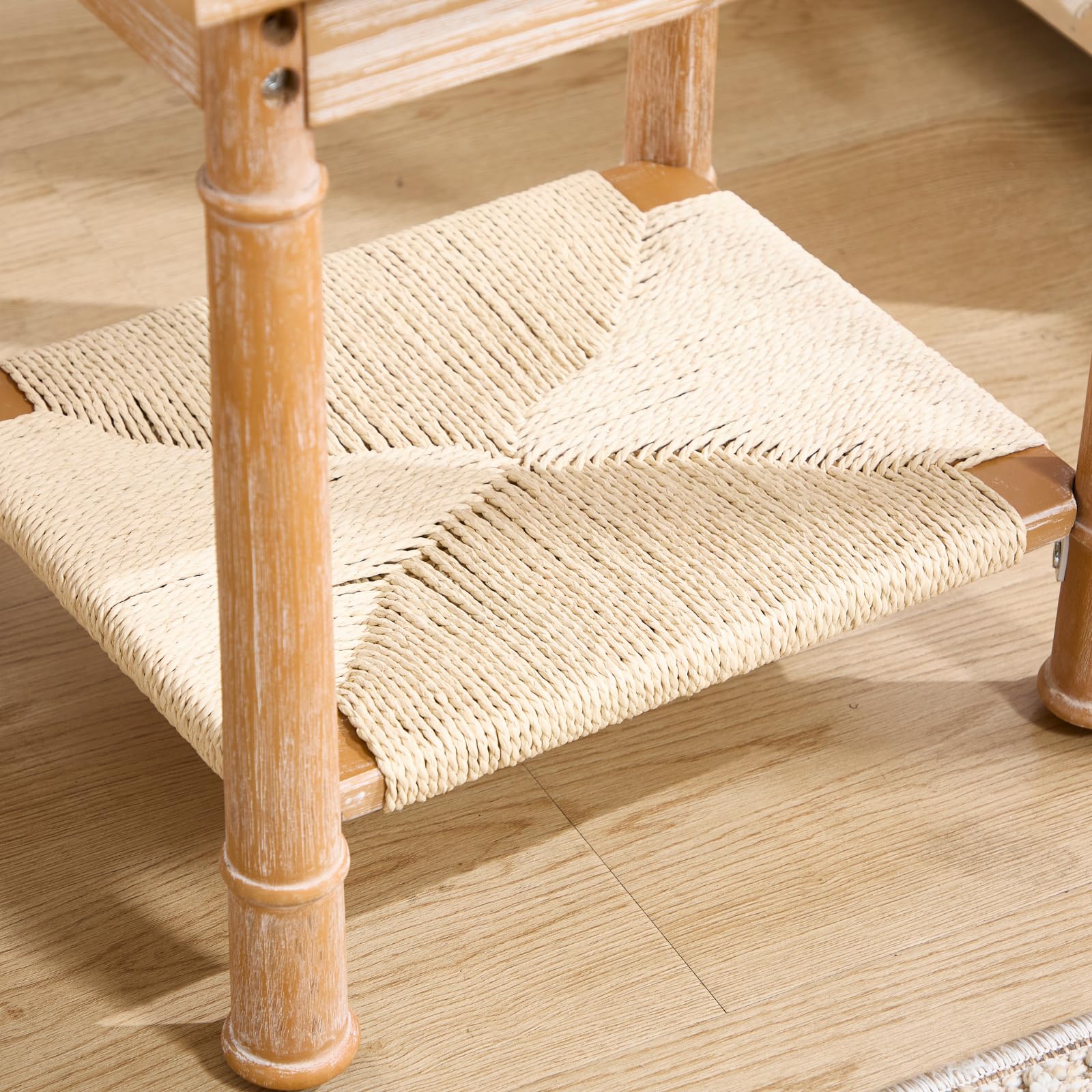 Janoray Farmhouse Square Side Table with Drawer - 22752ST