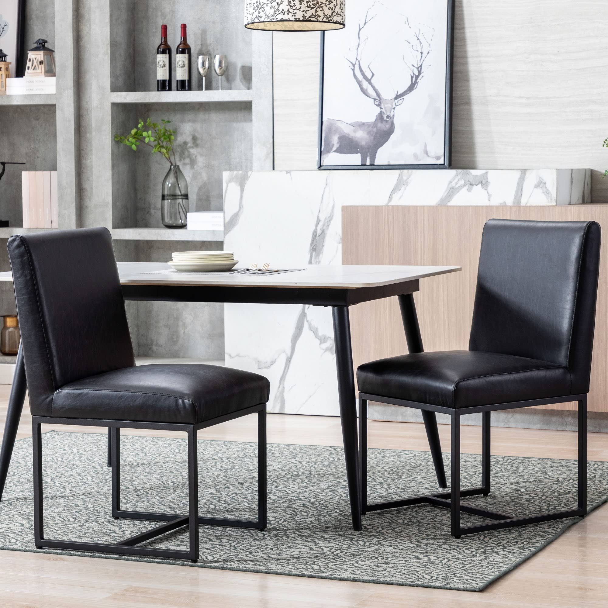 Modern Upholstered Dining Chairs Set of 2 - 1488DC
