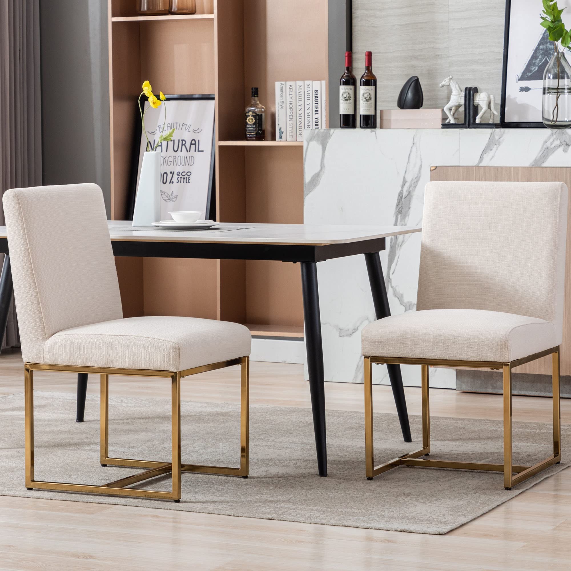 VESCASA Modern Upholstered Dining Chairs Set of 2 - 1488DC