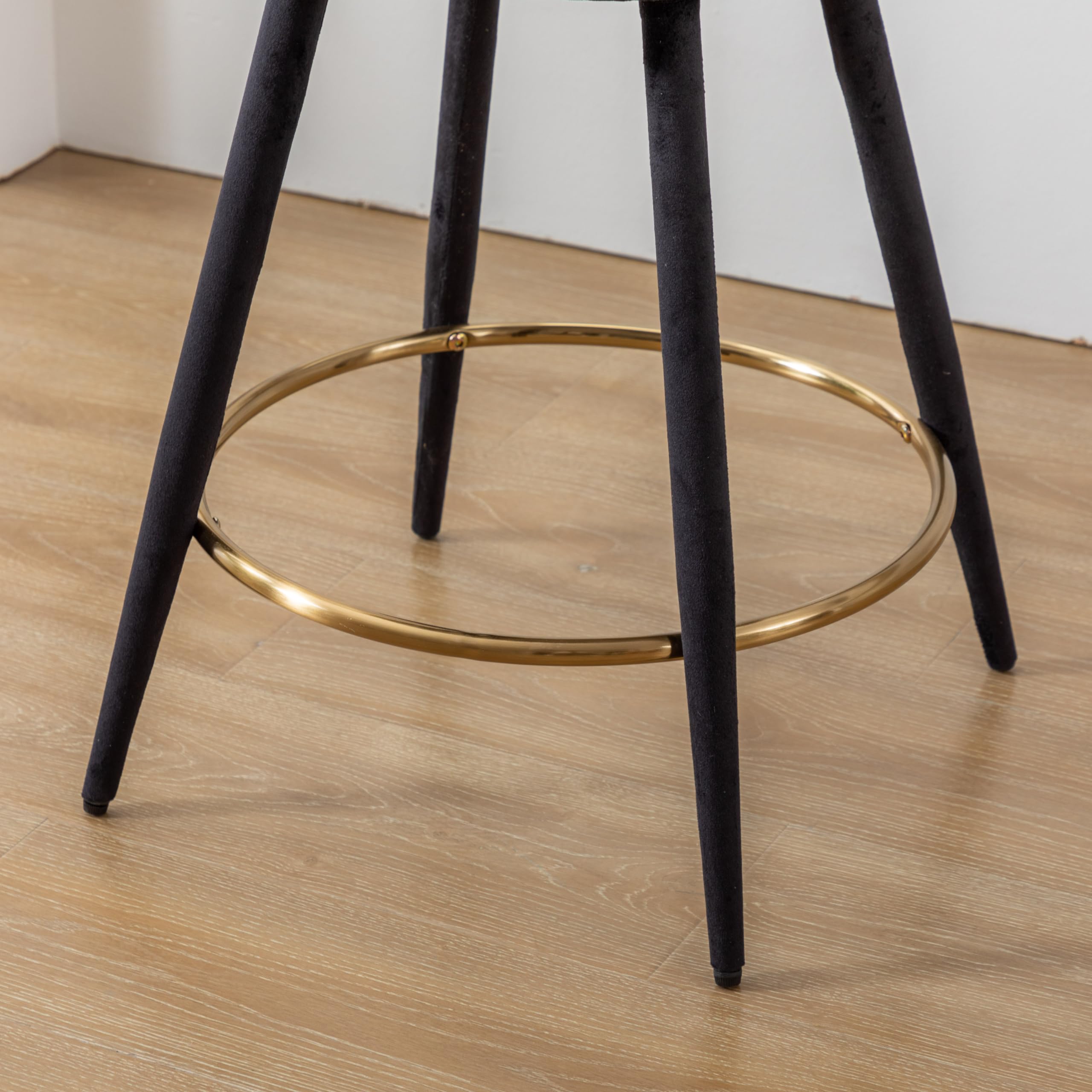 26"H Petal Back Counter Stools with Footrest Set of 2 - 3208CS