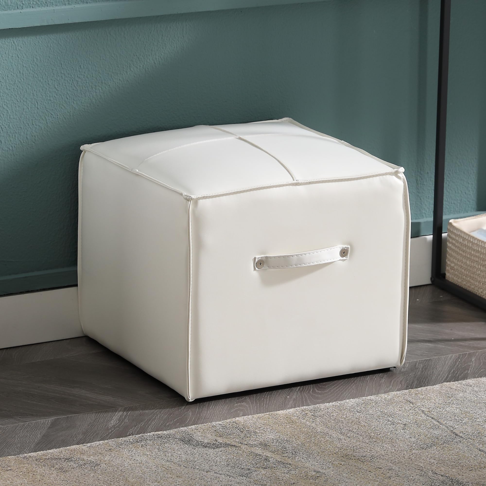Janoray Square Ottoman Upholstered Foot Rest Stool - 963OT & 9632BH
