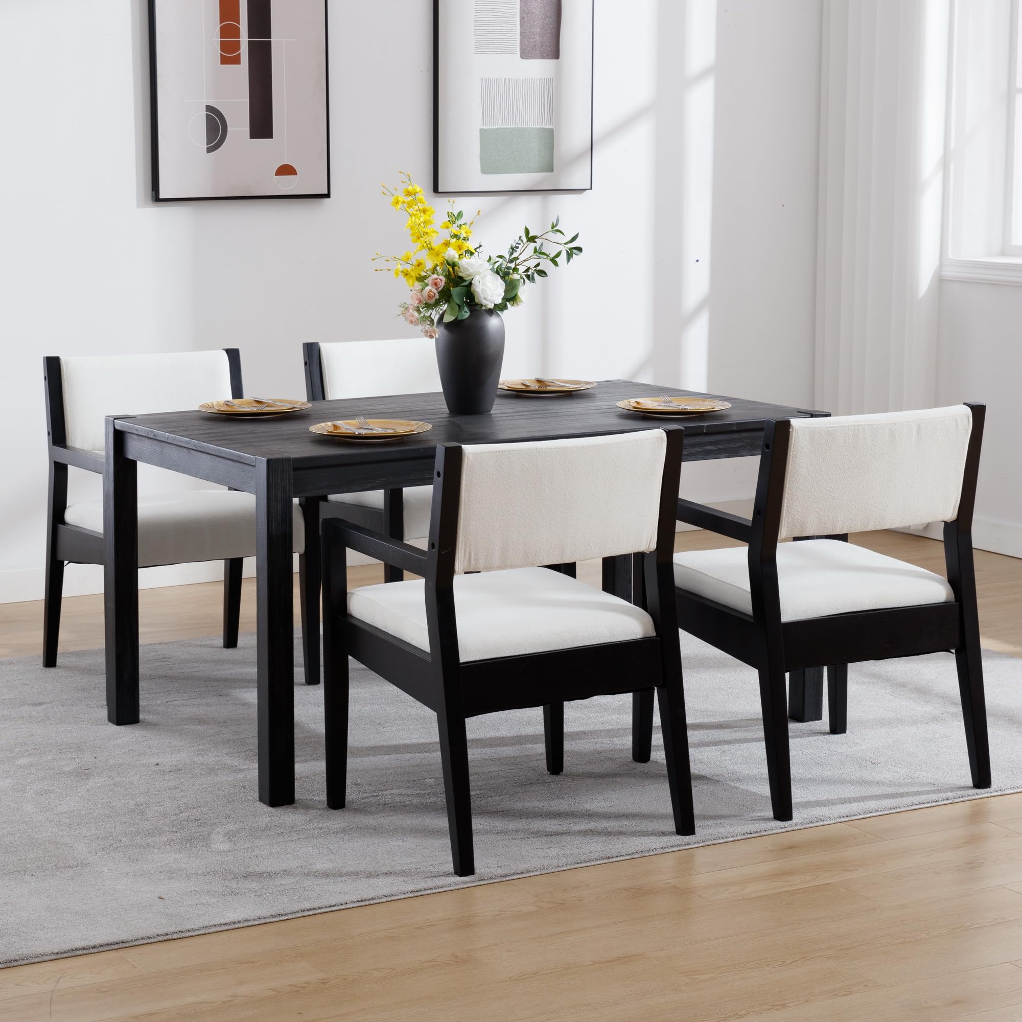 EALSON Solid Wood Dining Armchair Set of 2 - 1527DC