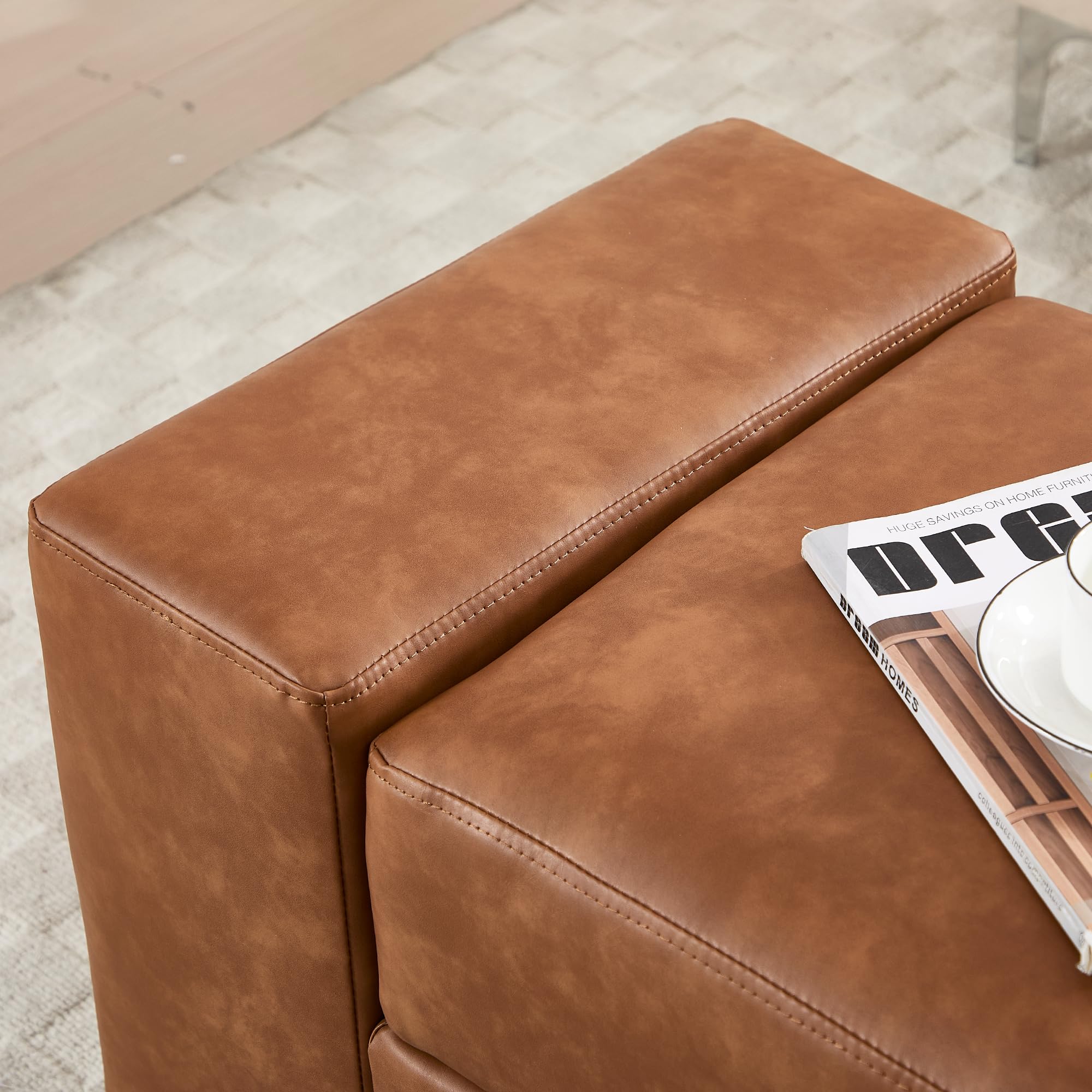 ROCITY 55" Upholstered Storage Bench for Entryway and Bedroom - 7060BH