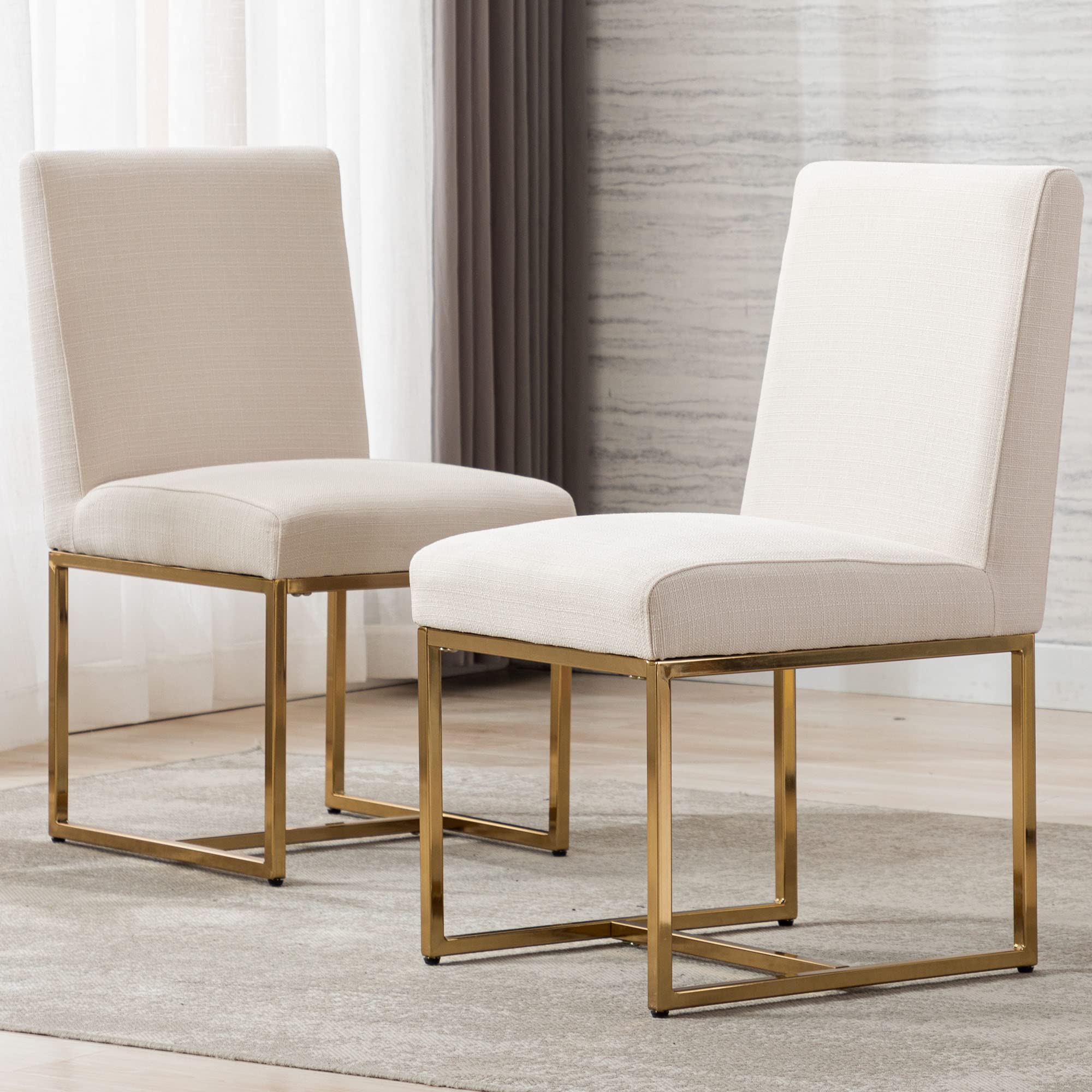 VESCASA Modern Upholstered Dining Chairs Set of 2 - 1488DC