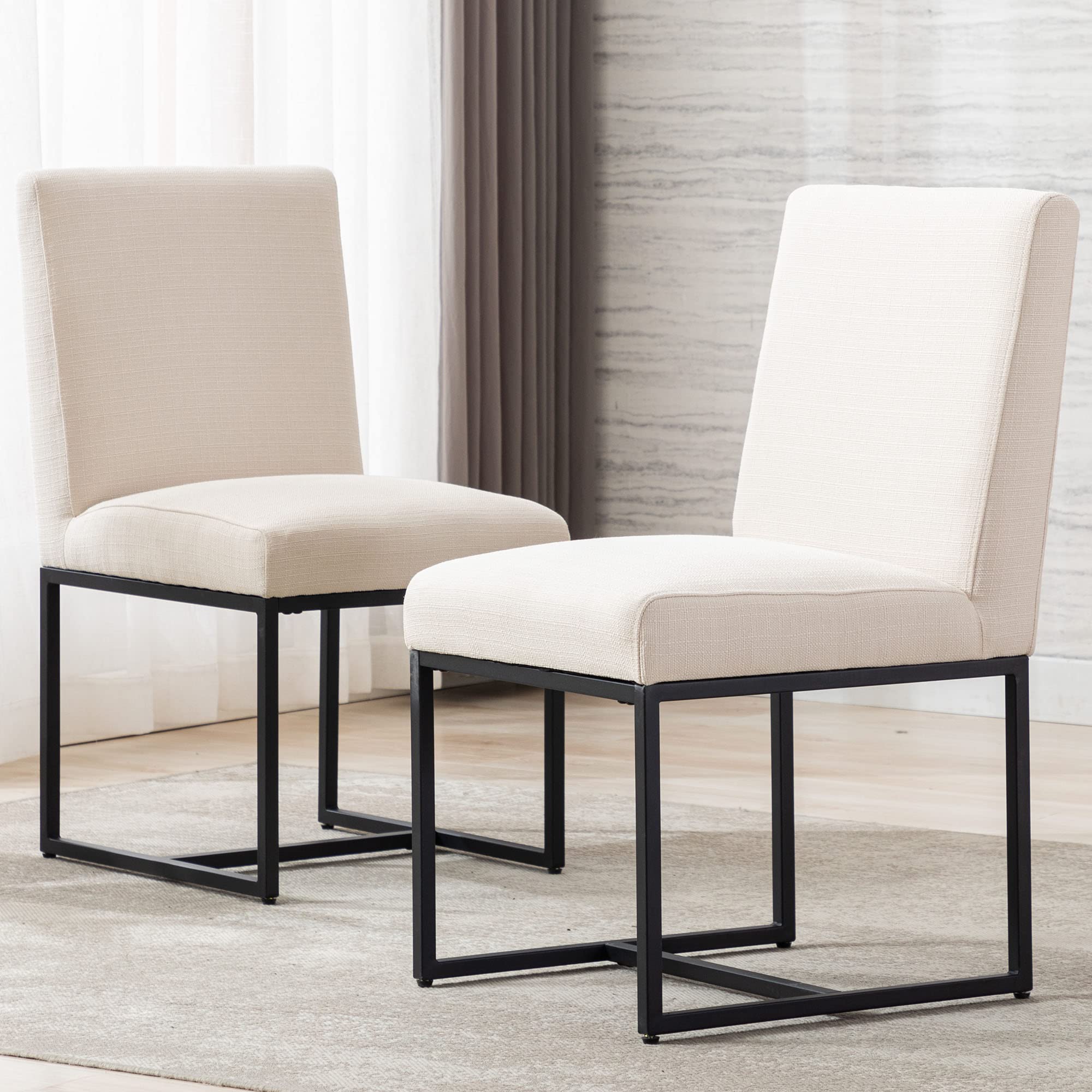 VESCASA Modern Upholstered Dining Chairs Set of 2 - 1488DC