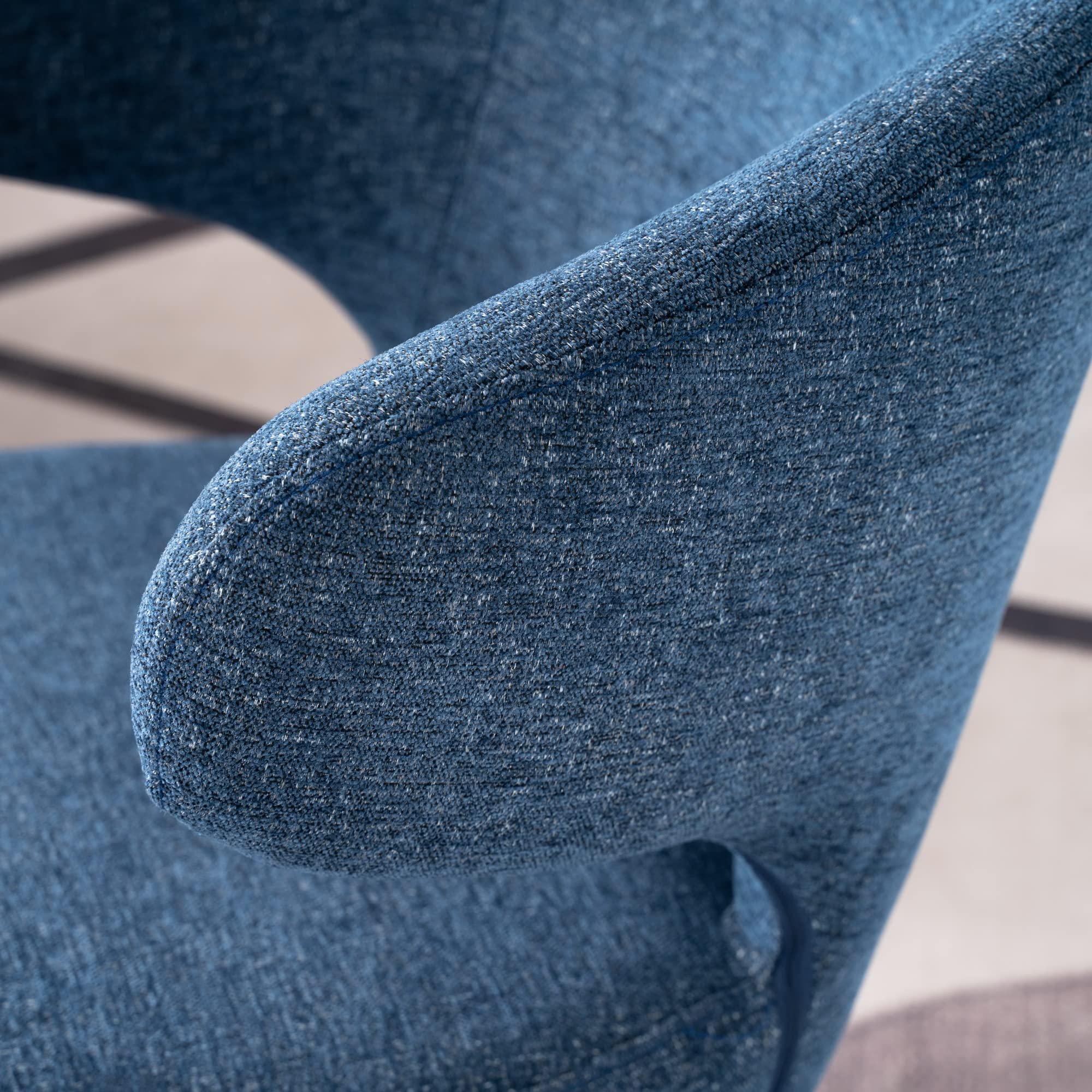 VESCASA Modern Curved Armless Chairs Set of 2 - 8279DC