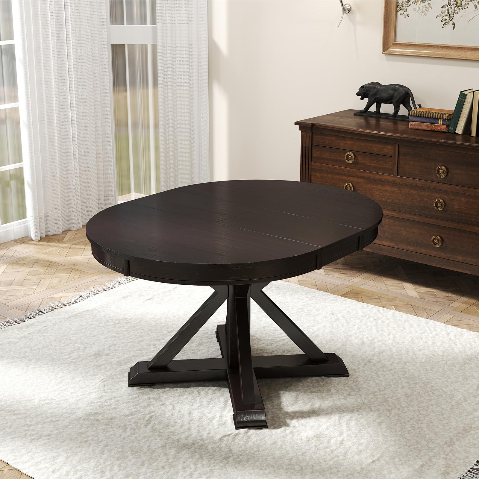 Kmax 42-54"W Round Dining Table - 22191