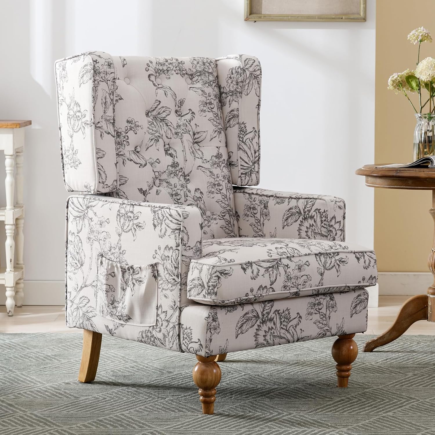 Kmax Tufted Accent Chair 1 PCS - 8144AC