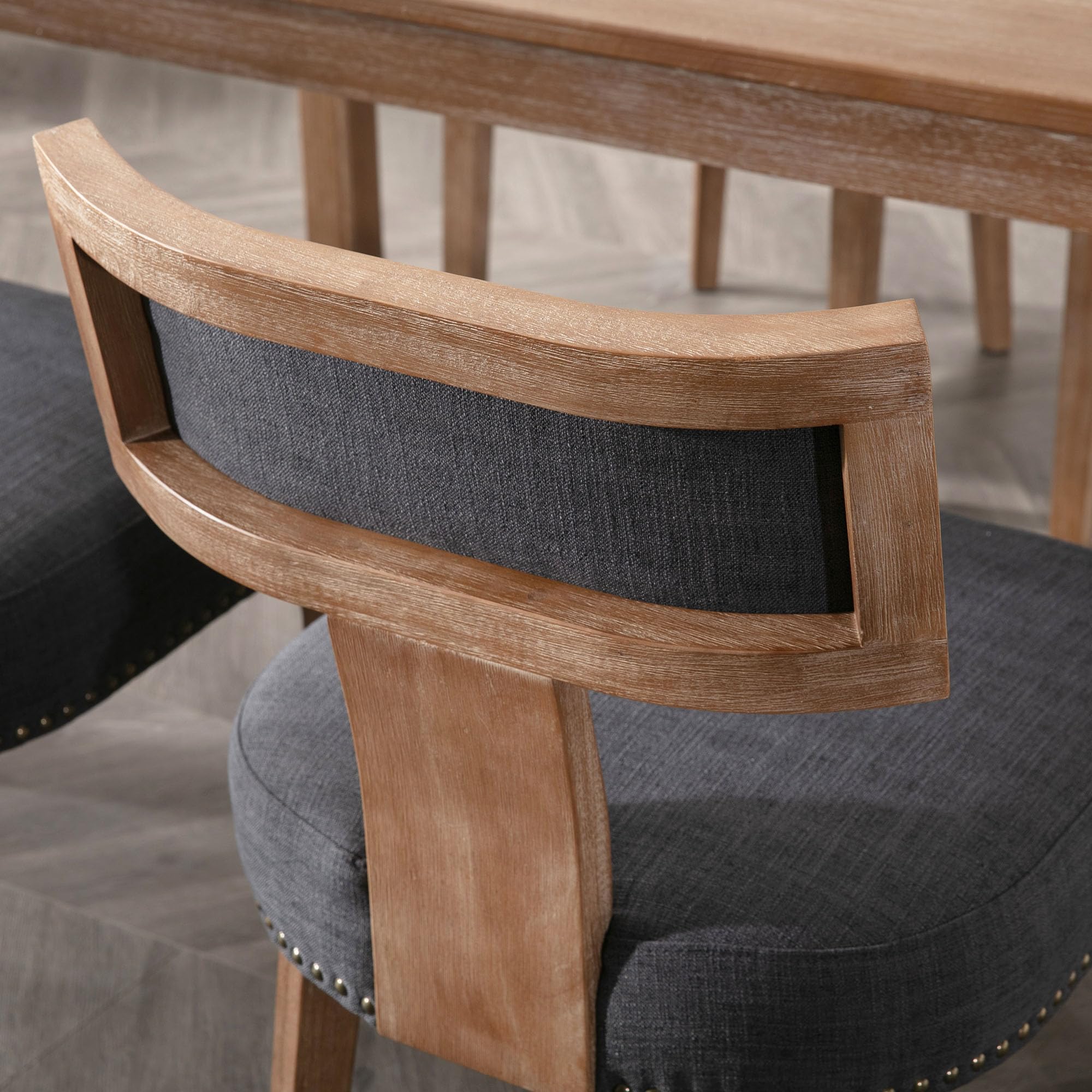 CIMOTA Classic Curved Open Back Dining Chairs Set of 2 - 1670&1917&1918