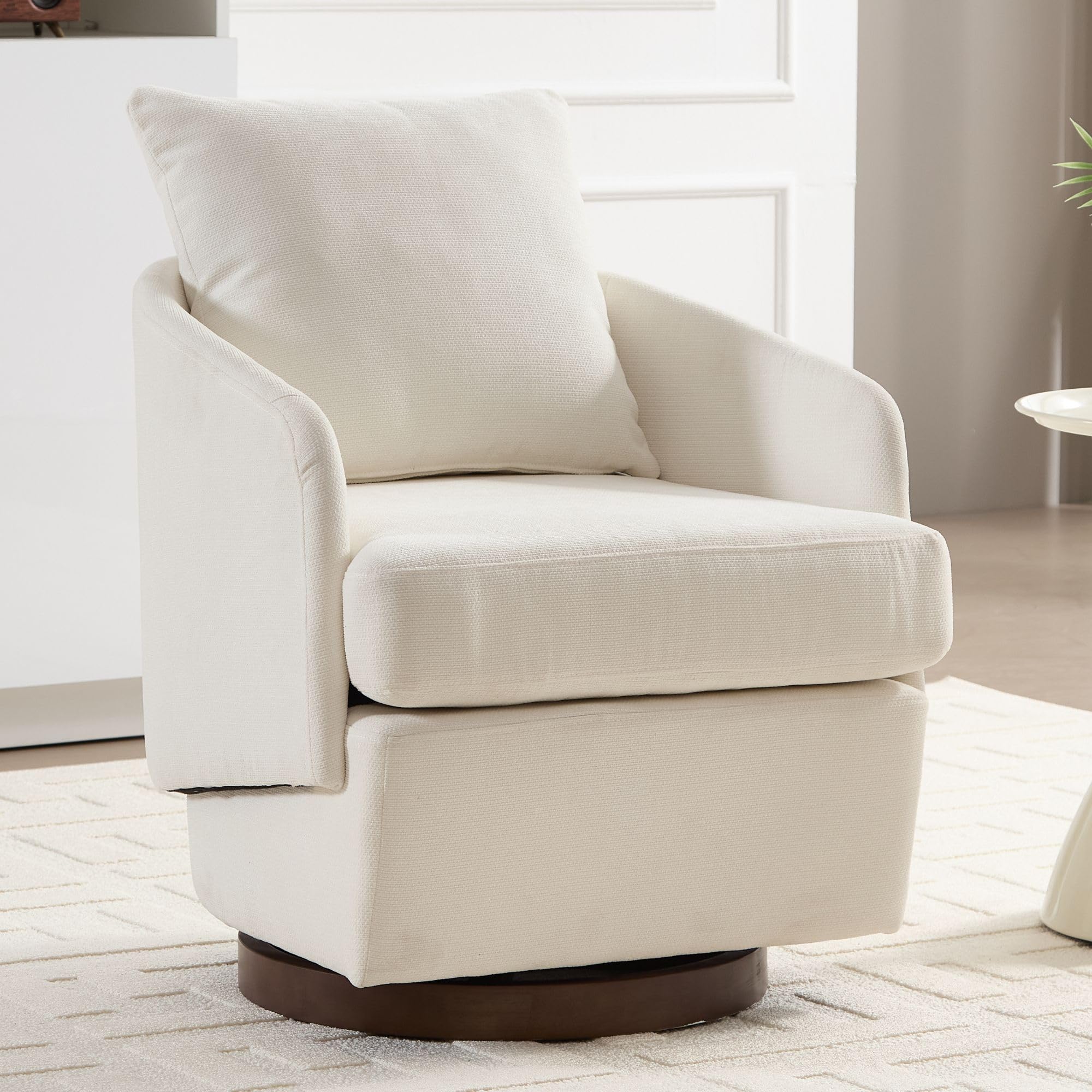 ROCITY Swivel Accent Chair with Pillow 1 PCS - 30004AC