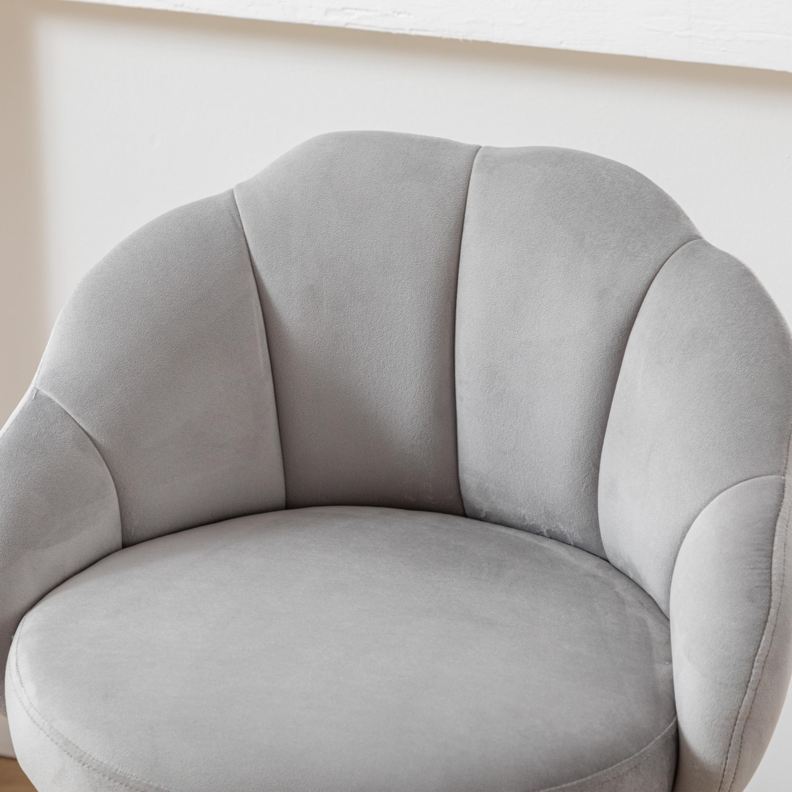 CHICAURA 26"H Petal Back Counter Stools with Footrest Set of 2 - 3208CS