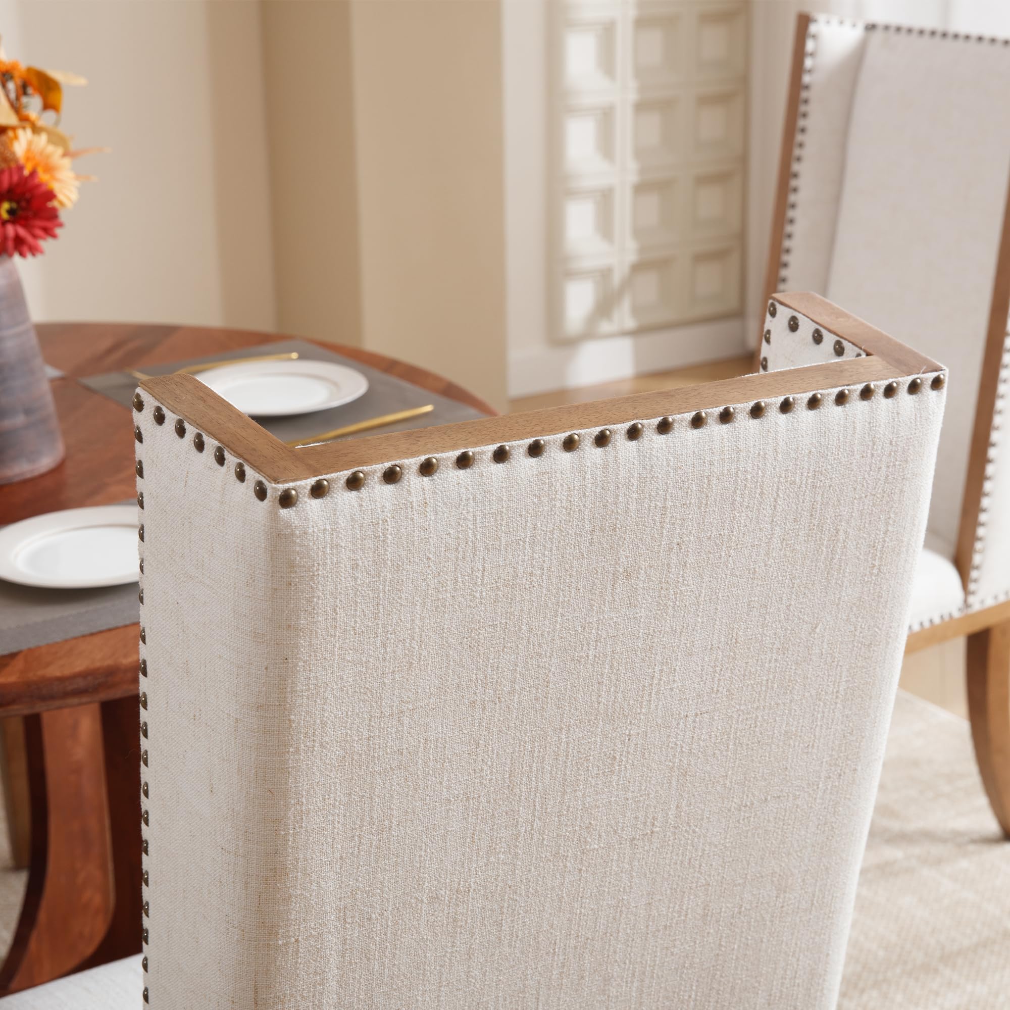 Janoray Mid Century High Back Dining Chairs Set of 2 - XX001DC