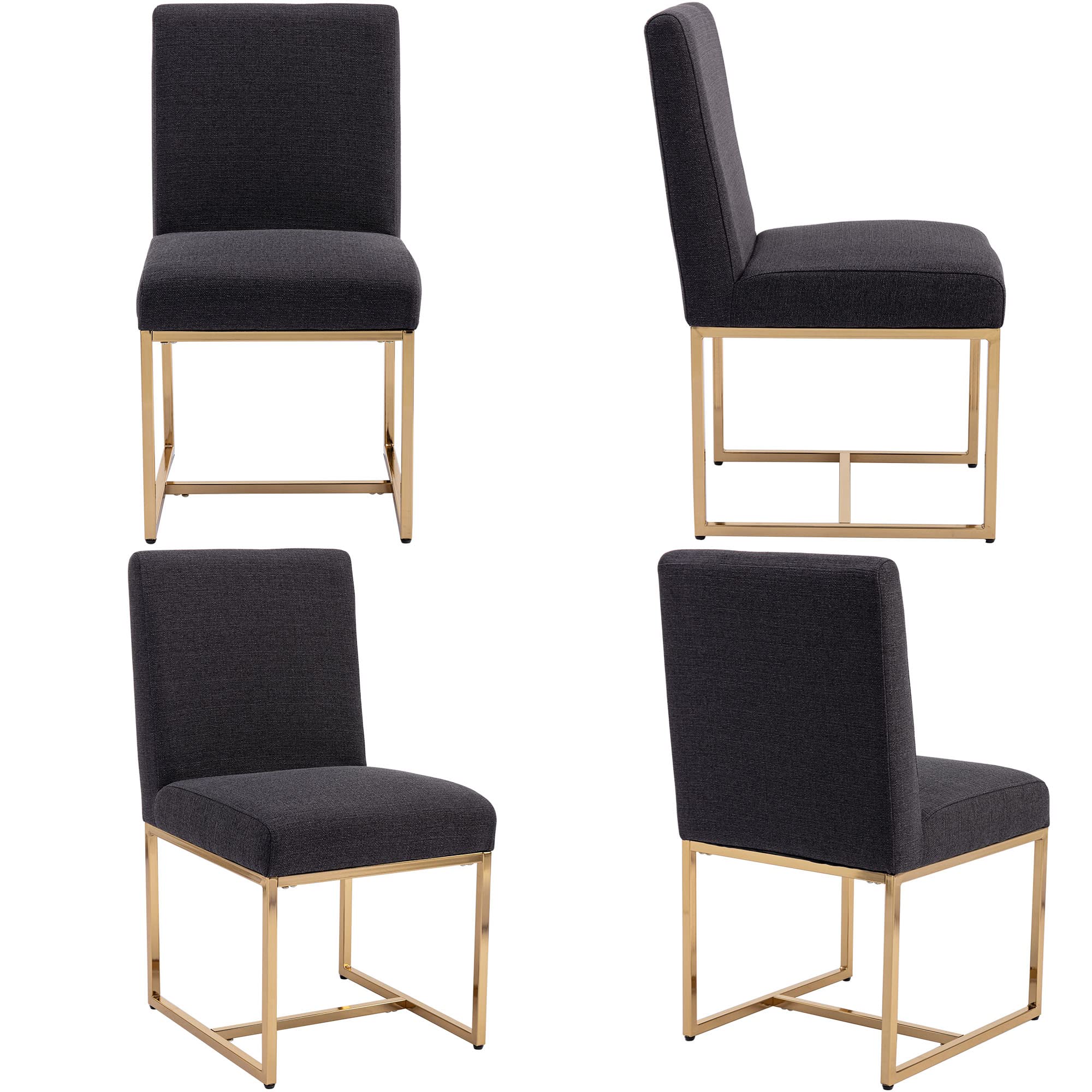 Modern Upholstered Dining Chairs Set of 2 - 1488DC