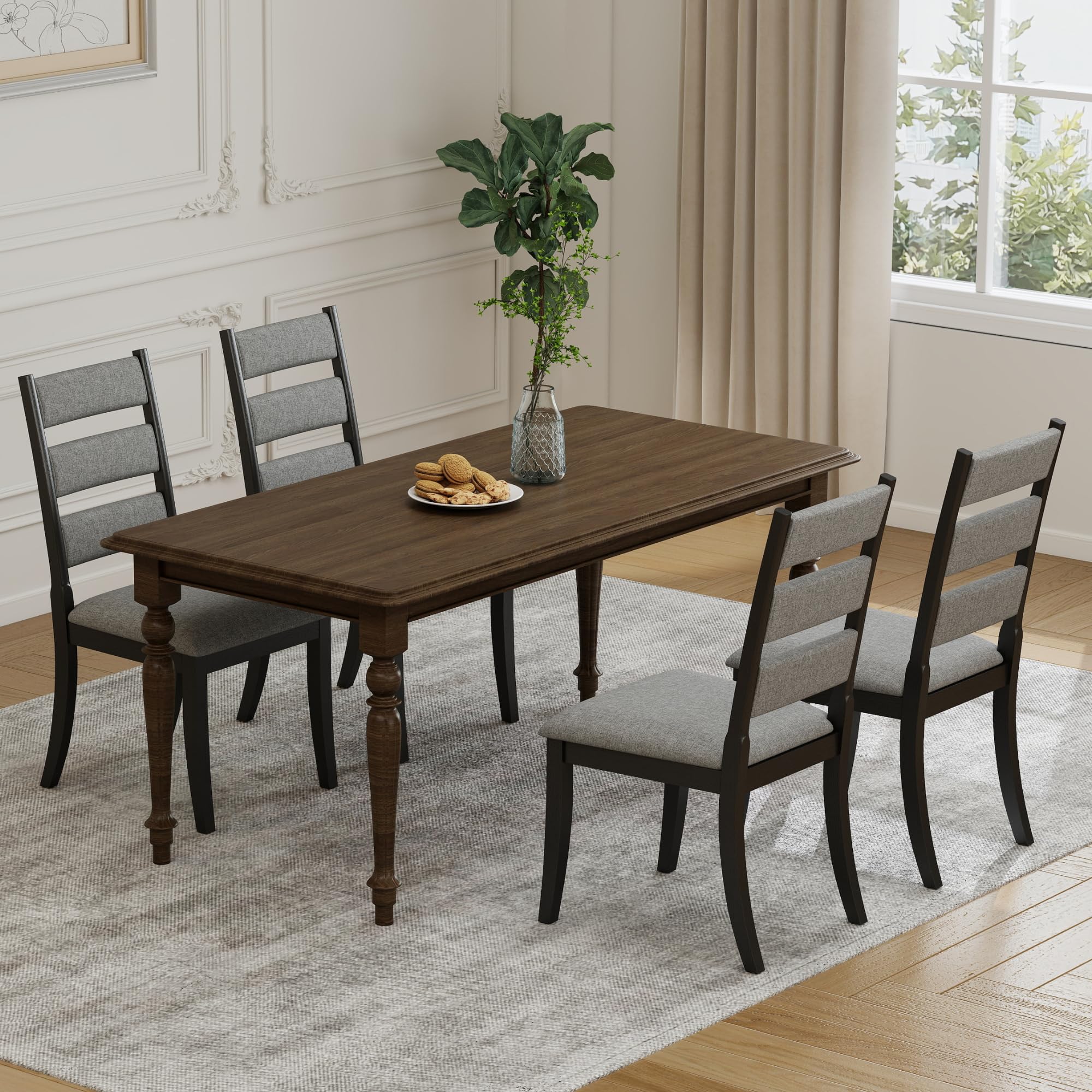 Janoray French Country High Back Dining Chairs - 20424DC