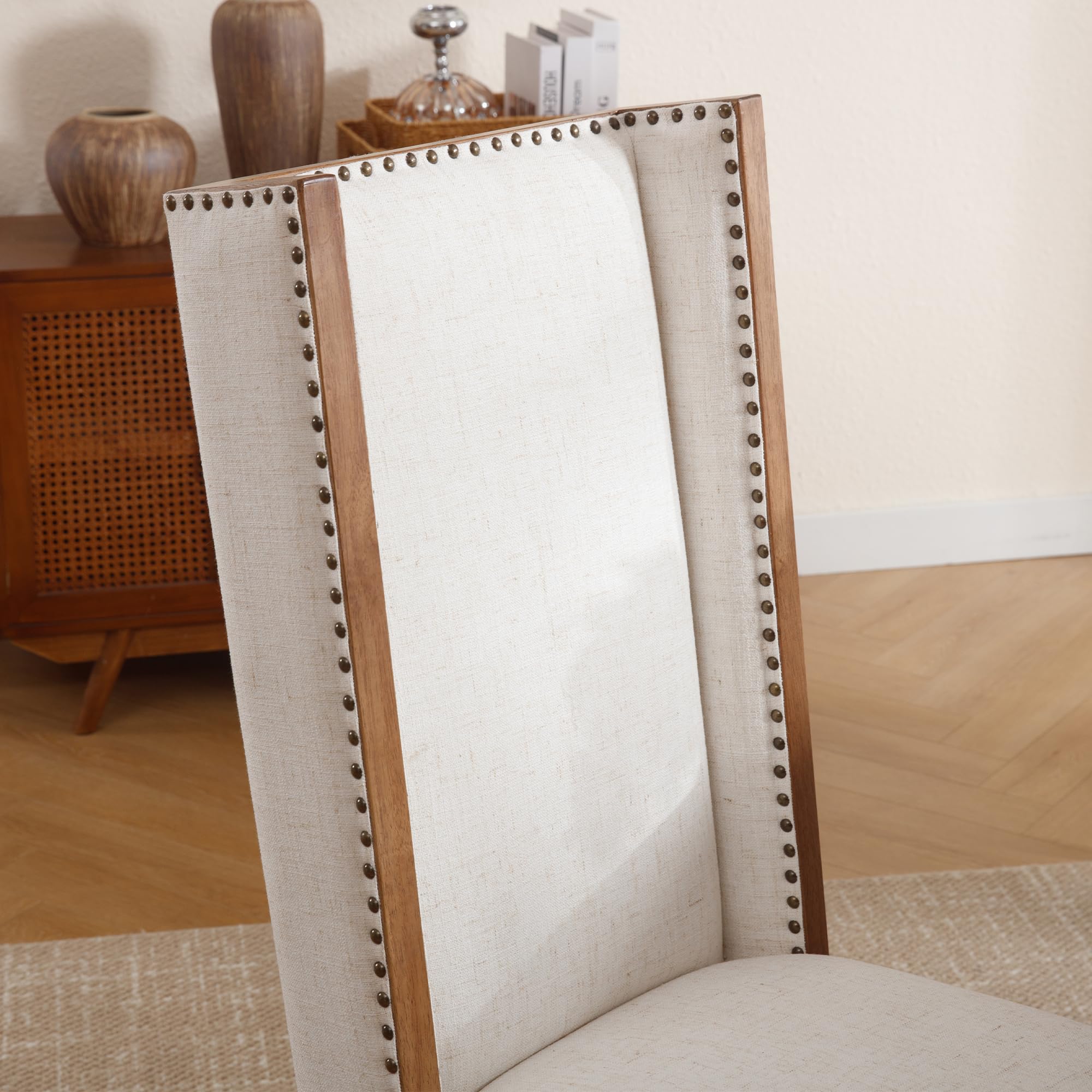 Janoray Mid Century High Back Dining Chairs Set of 2 - XX001DC