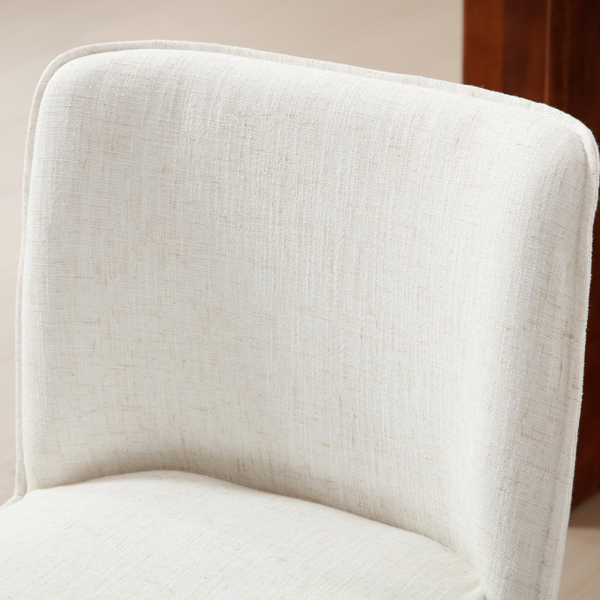 Janoray Farmhouse Fabric Dining Chairs Set of 2 - 2223DC