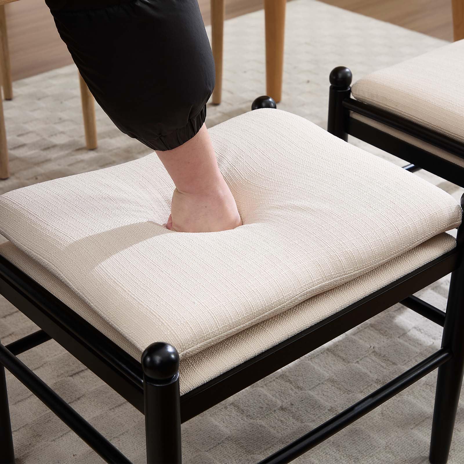 EALSON 19 Inch Backless Ottoman 1 PCS - XX002OT