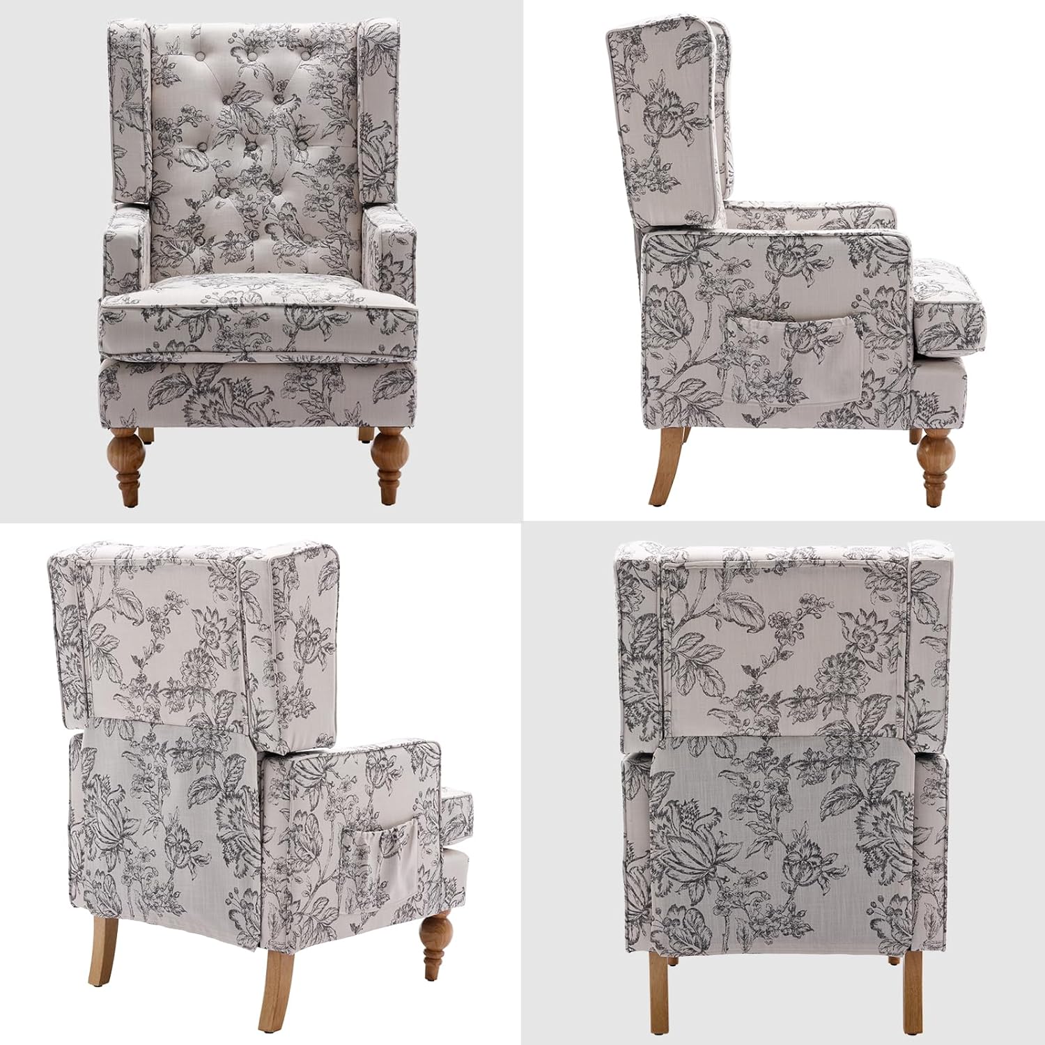Kmax Tufted Accent Chair 1 PCS - 8144AC
