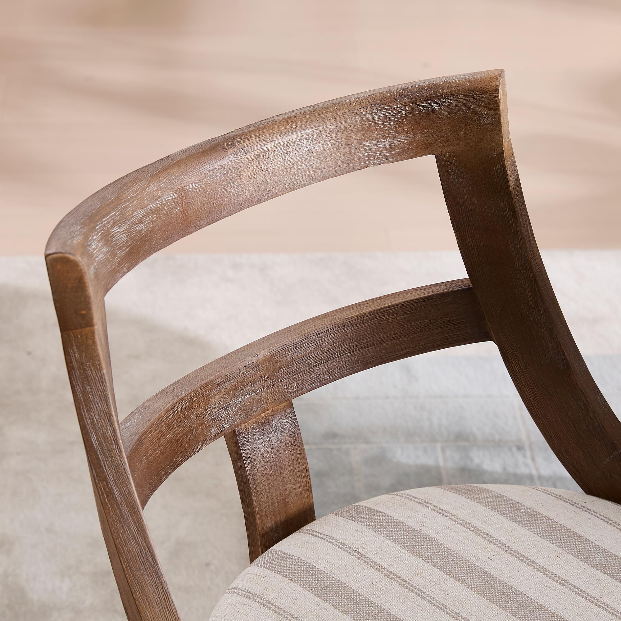 Kmax Mid-century Farmhouse Dining Chairs Set of 2 - X022DC