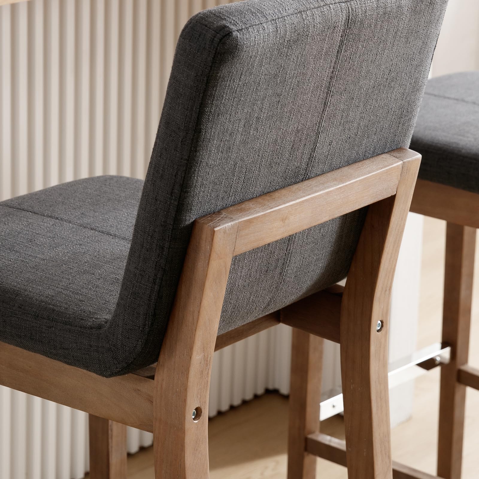 Kmax 26"H Modern Counter Height Bar Stools Set of 2 - 5730CS