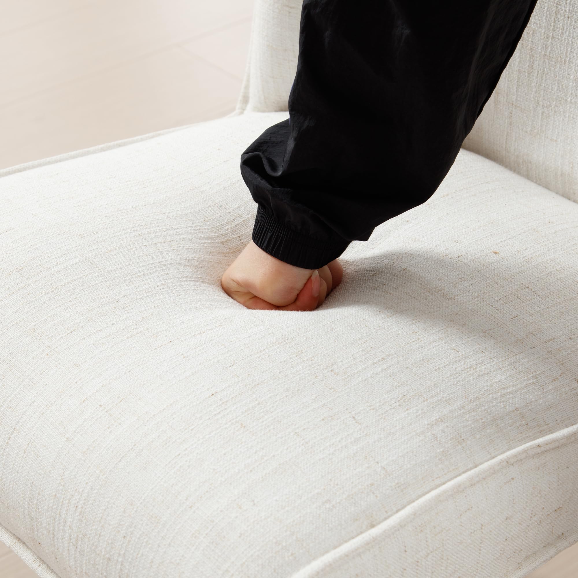 Janoray Farmhouse Fabric Dining Chairs Set of 2 - 2223DC