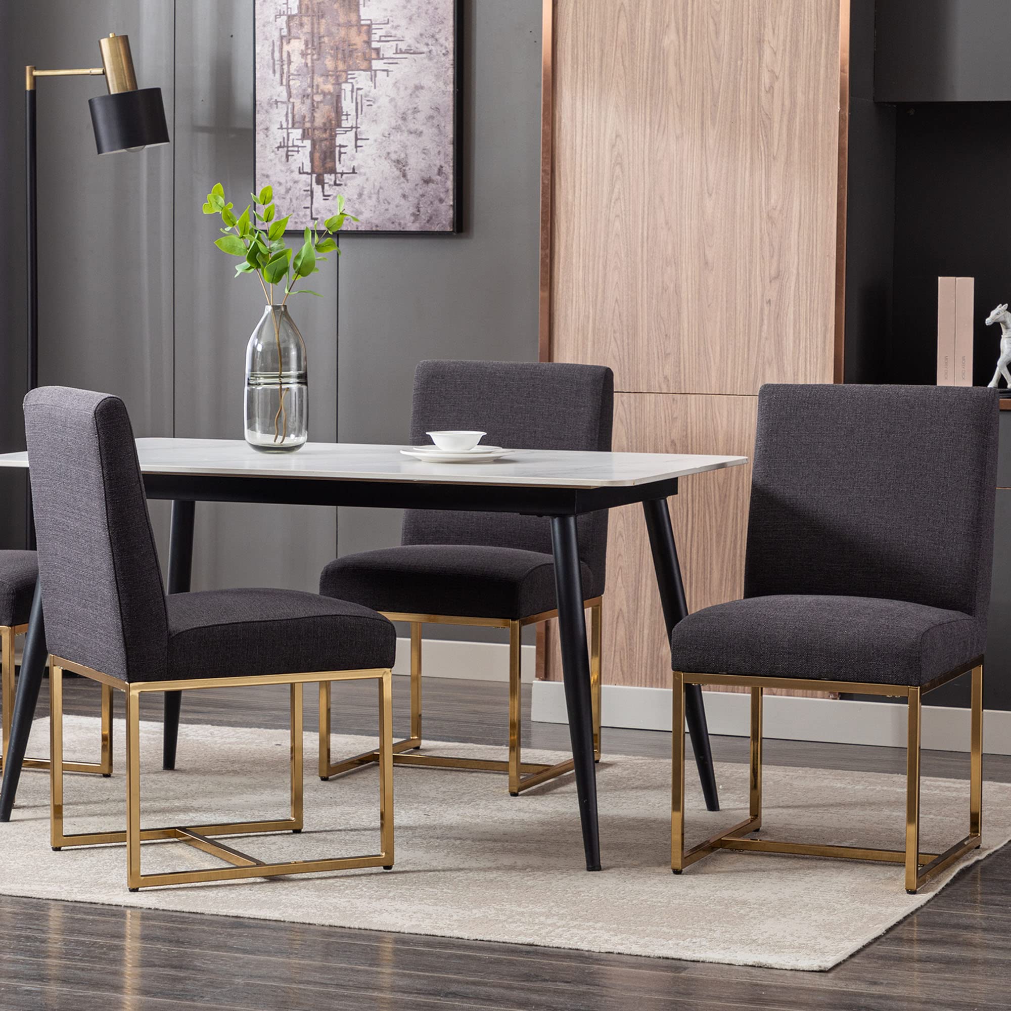 Modern Upholstered Dining Chairs Set of 2 - 1488DC