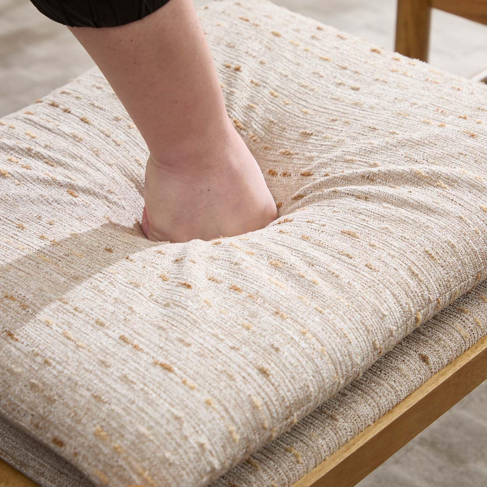 EALSON 19 Inch Backless Ottoman 1 PCS - XX002OT