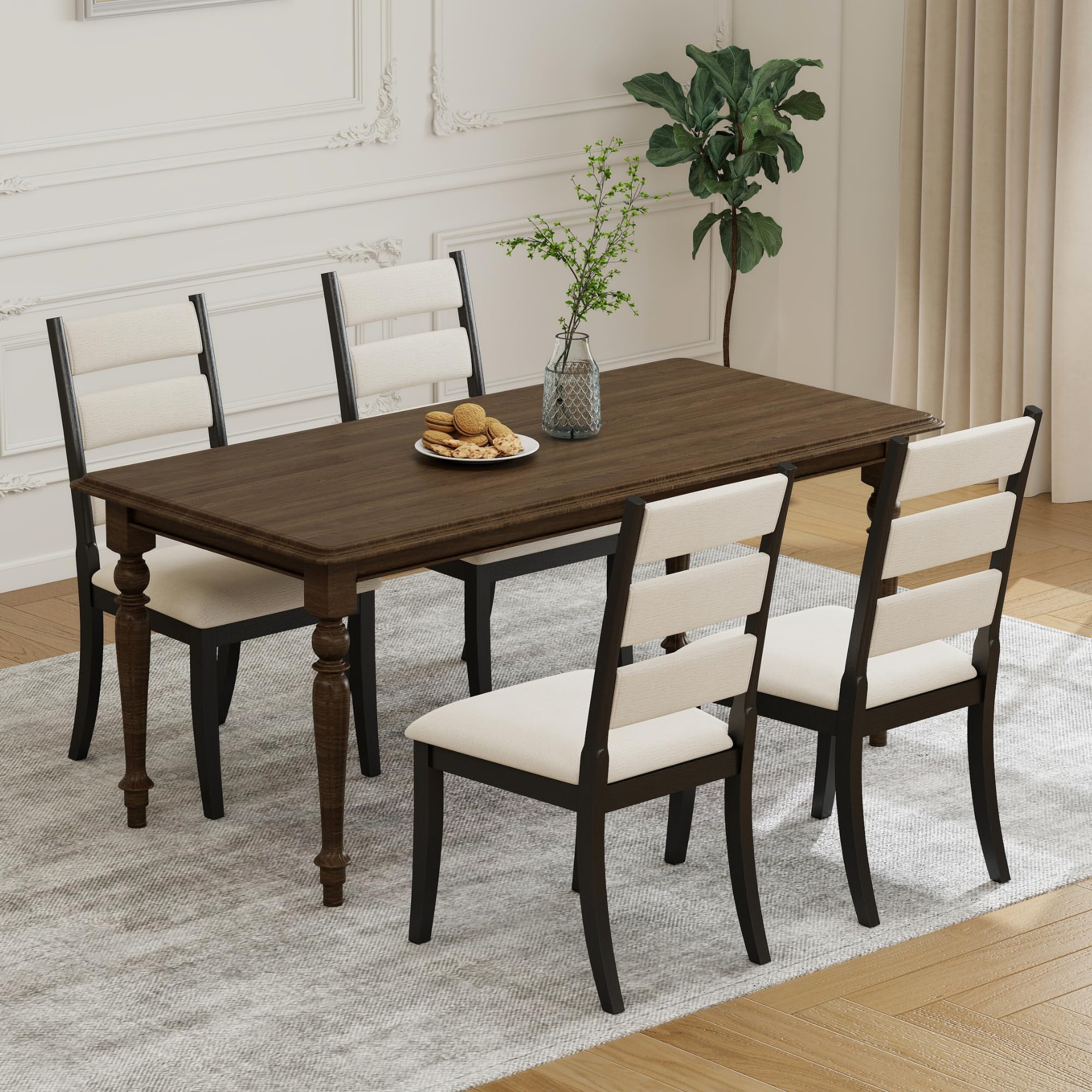 Janoray French Country High Back Dining Chairs - 20424DC