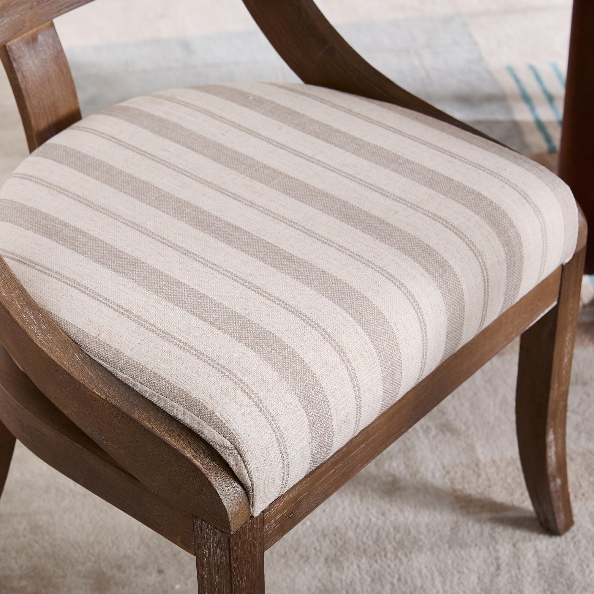 Kmax Mid-century Farmhouse Dining Chairs Set of 2 - X022DC