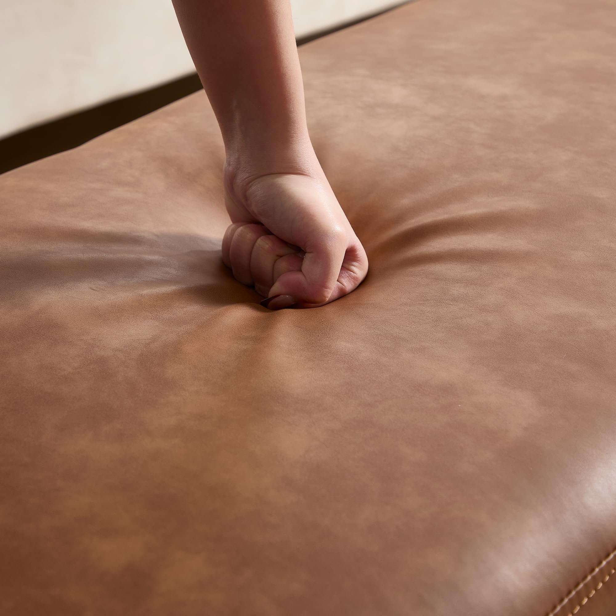 ROCITY 55" Upholstered Storage Bench for Entryway and Bedroom - 7060BH