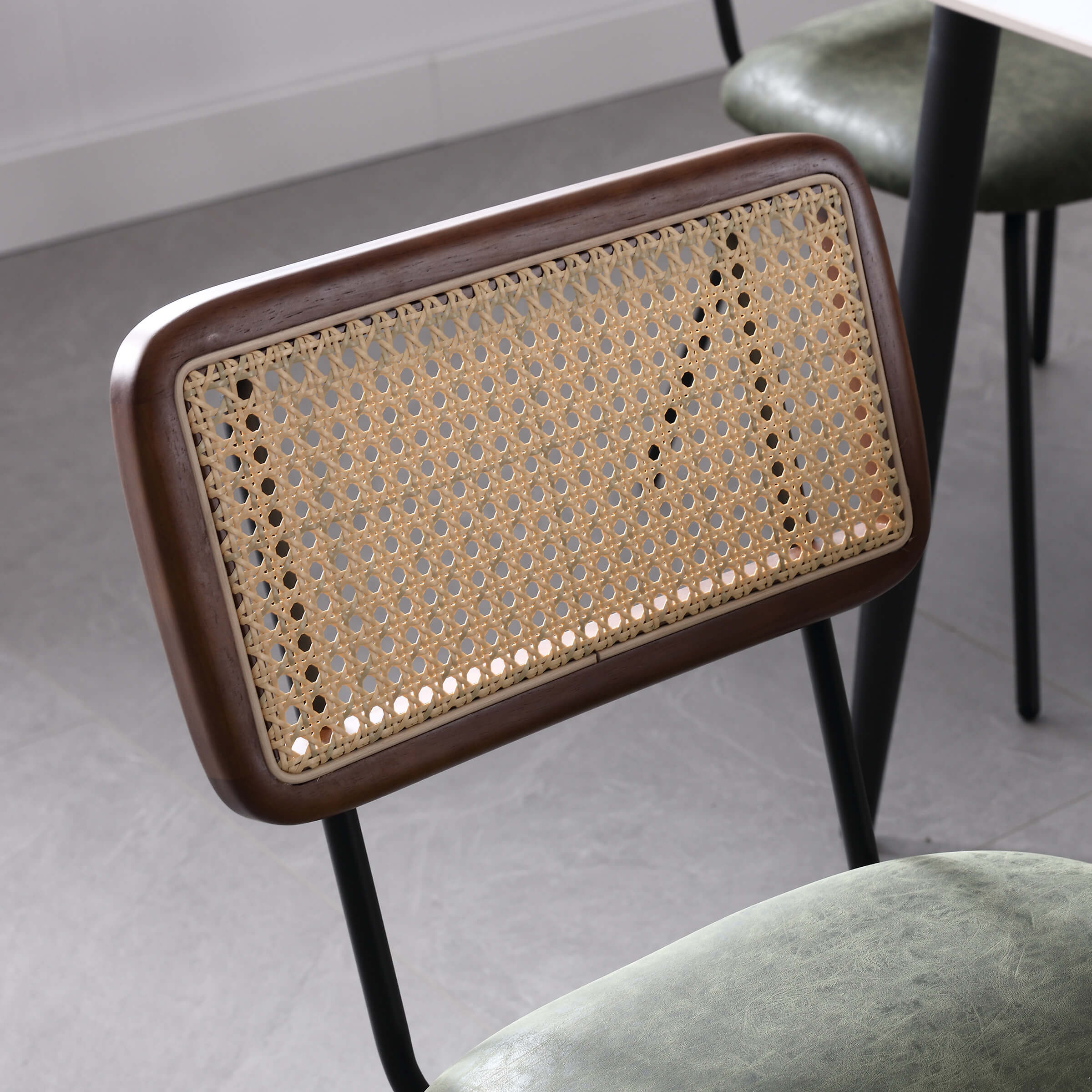 EALSON Rattan Back Dining Chairs - 5343DC