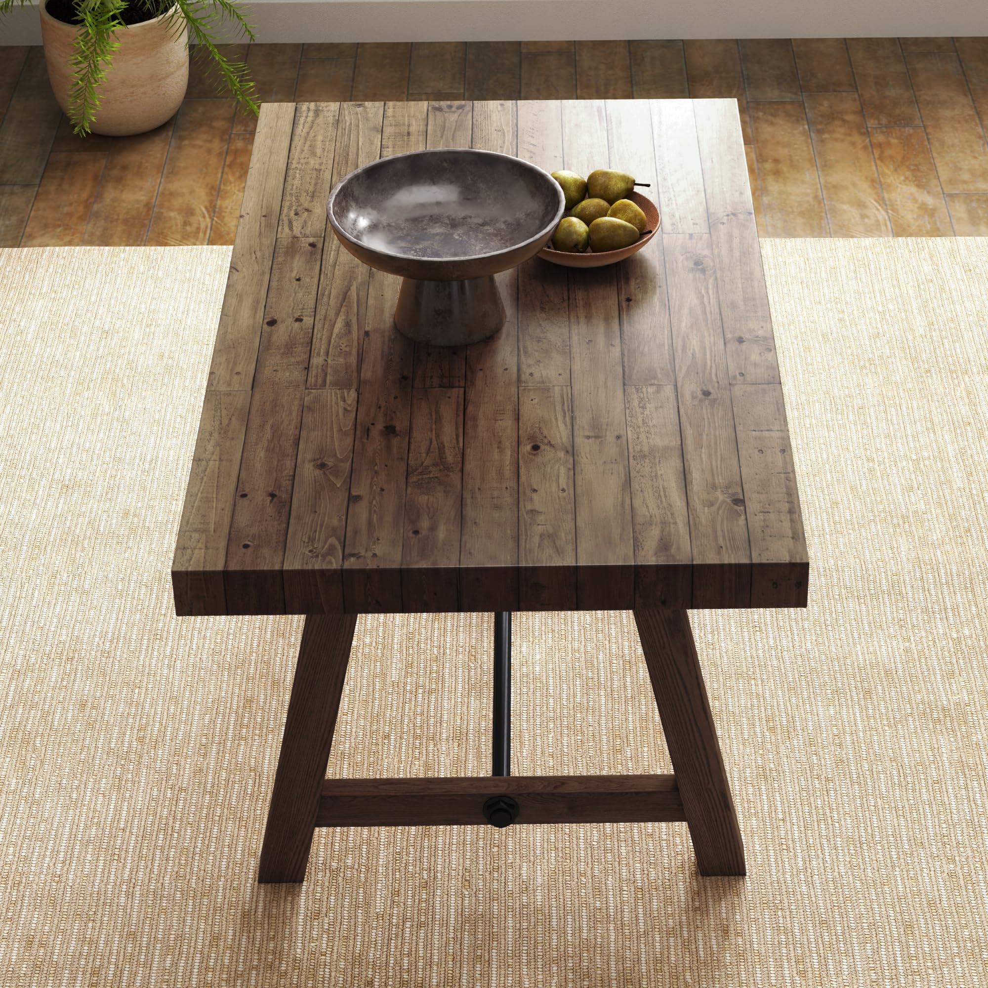 Janoray 59"W Solid Wood Dining Table - X151DT