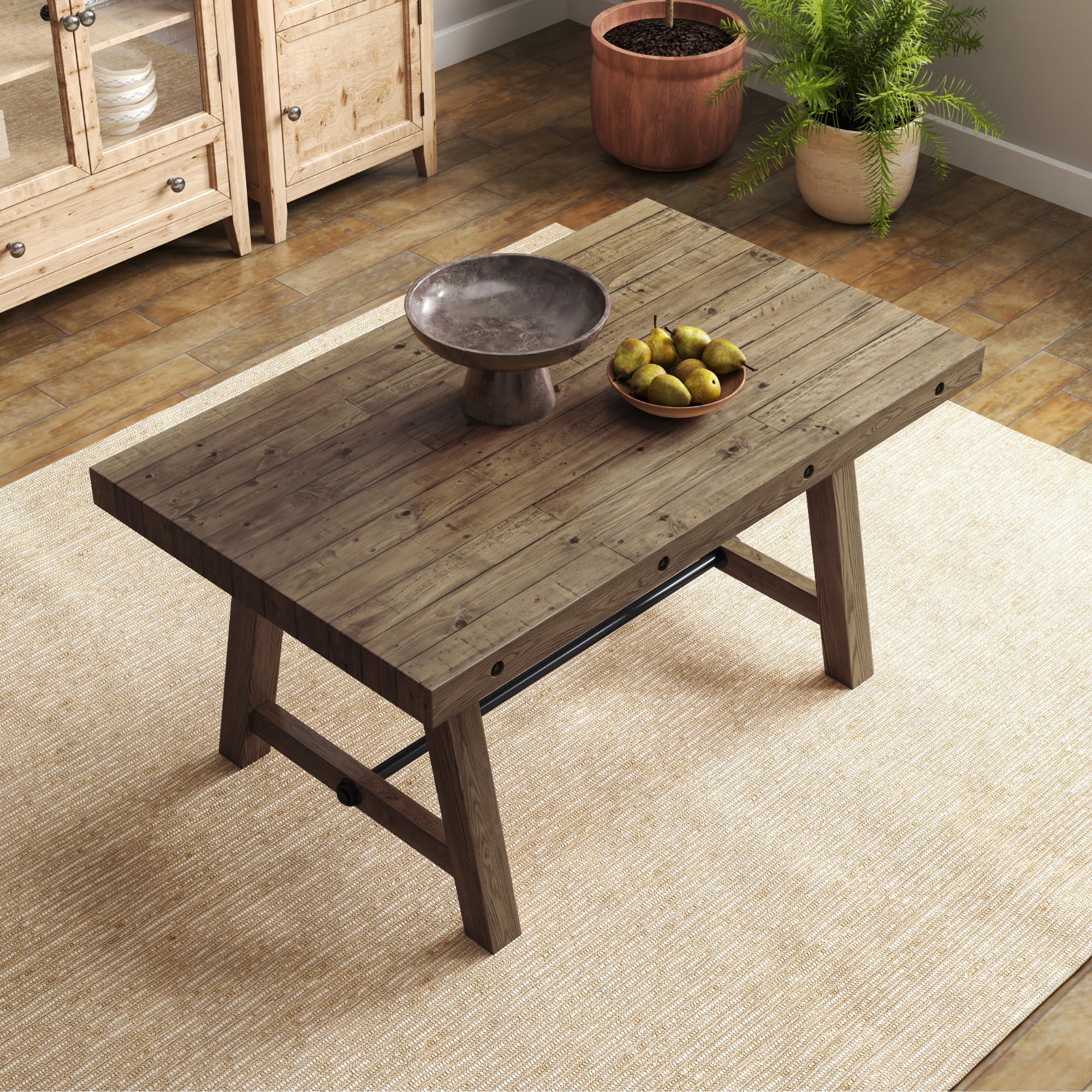 Janoray 59"W Solid Wood Dining Table - X151DT