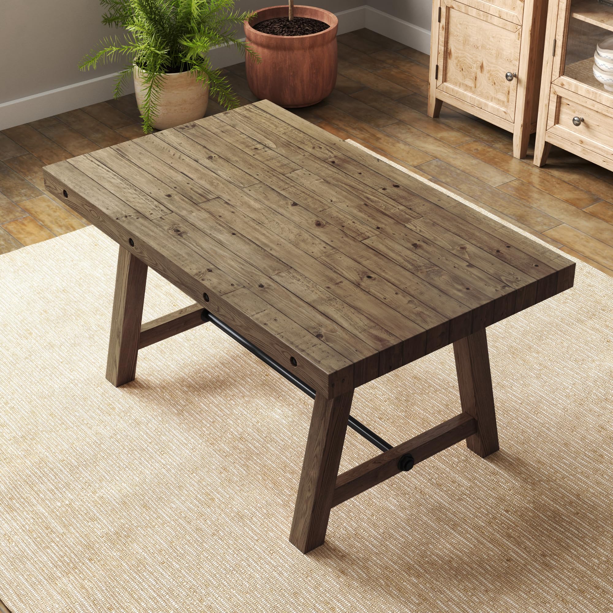 Janoray 59"W Solid Wood Dining Table - X151DT