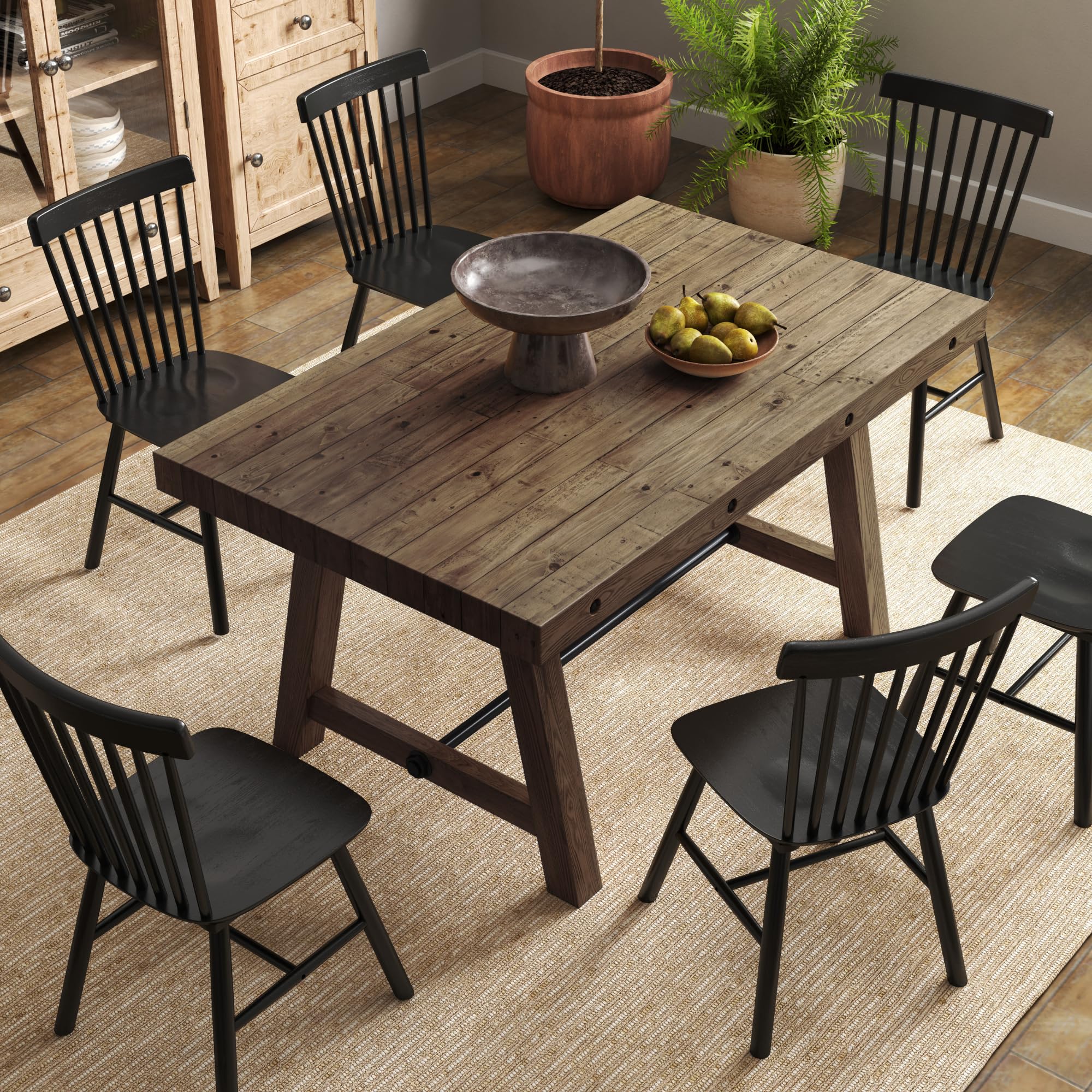 Janoray 59"W Solid Wood Dining Table - X151DT