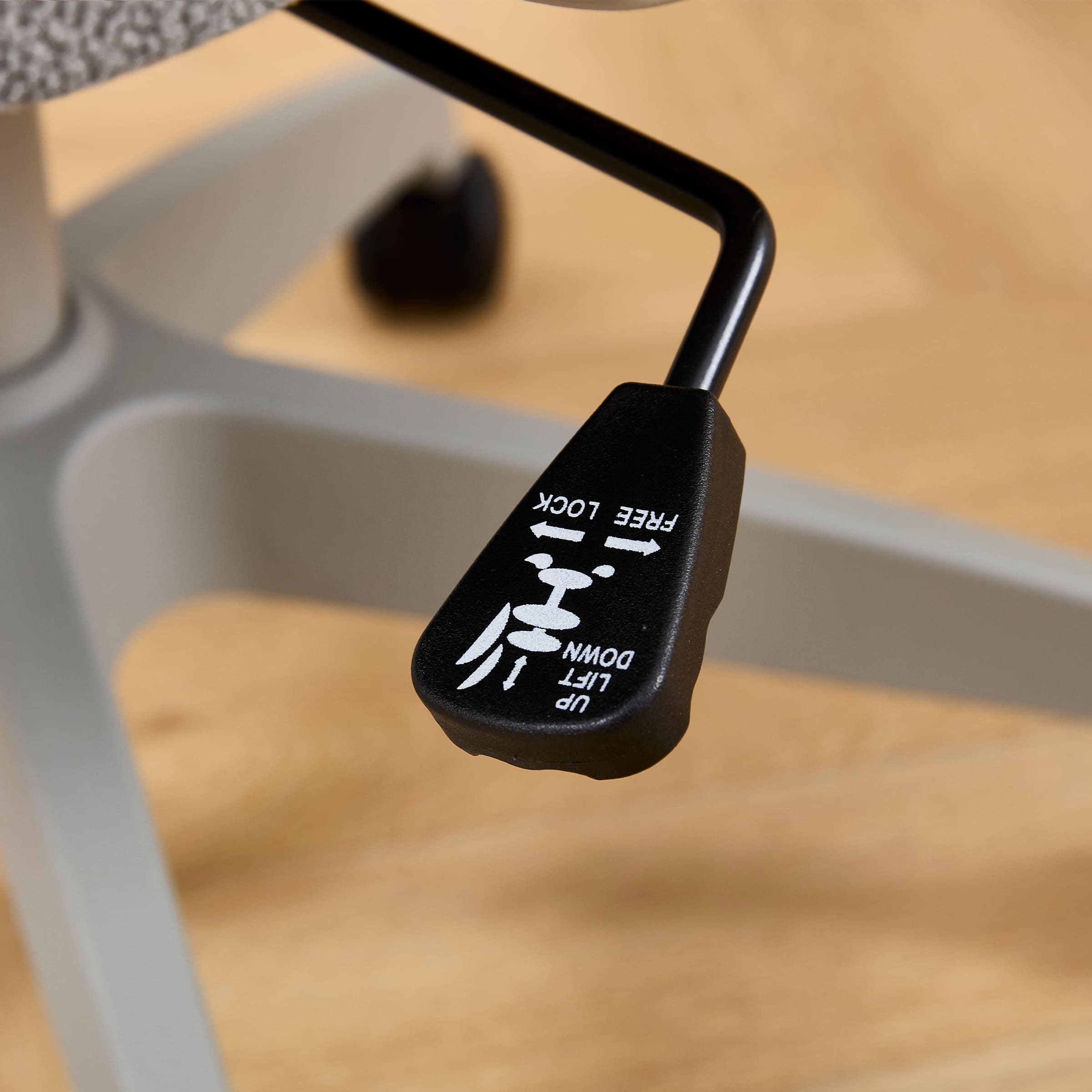 Kmax Adjustable Rolling Desk Chair with Armrest - X259OC