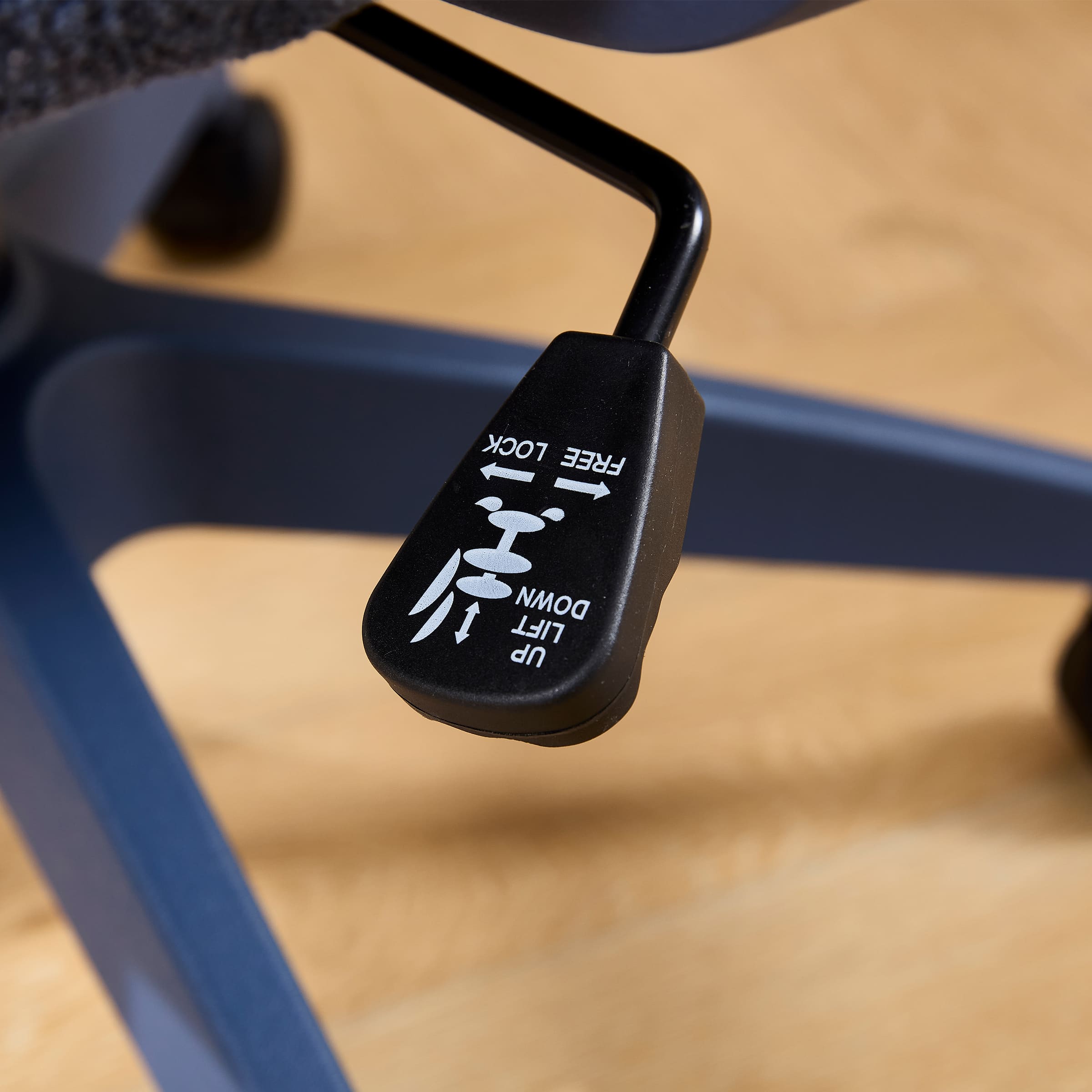 Kmax Adjustable Rolling Desk Chair with Armrest - X259OC