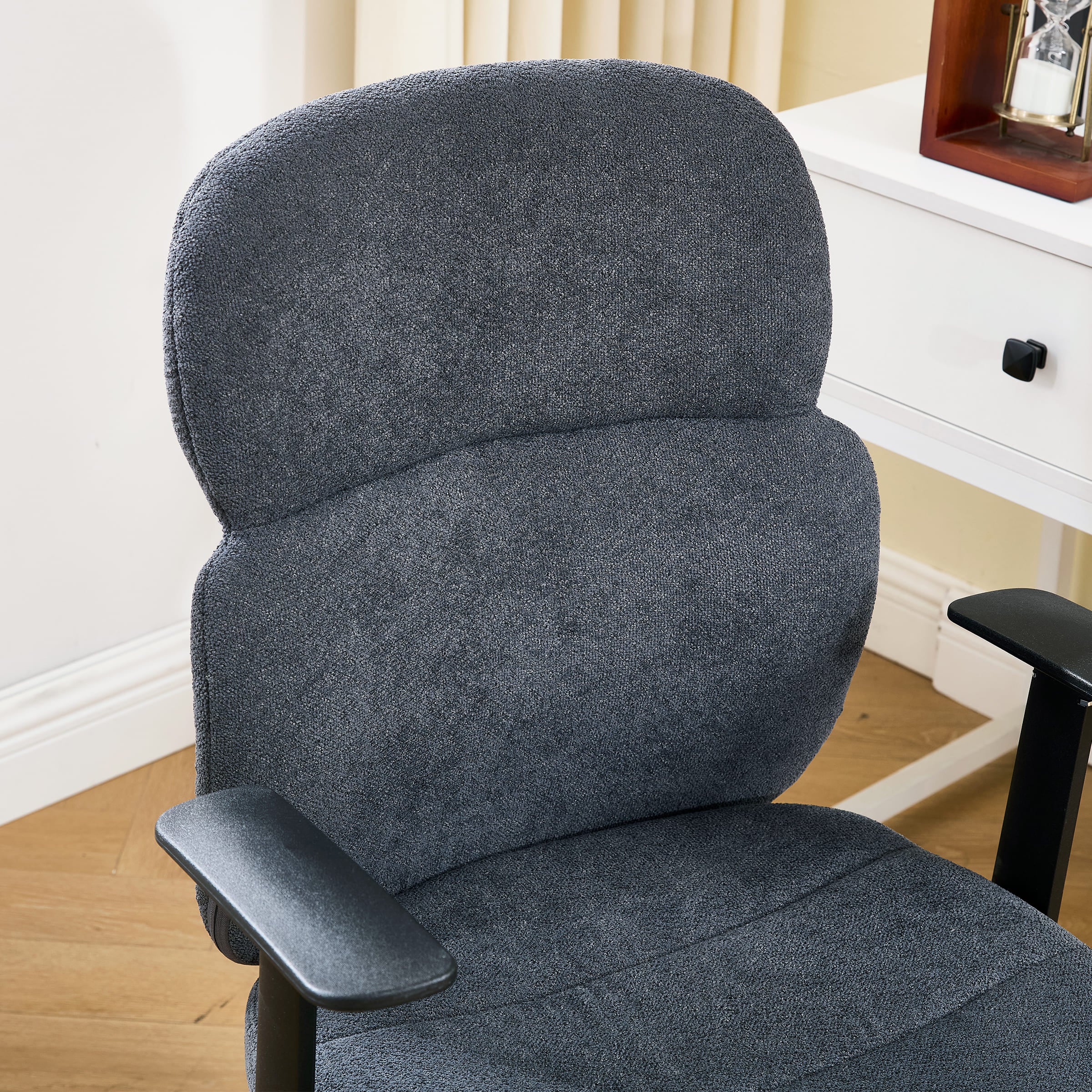 Kmax Adjustable Rolling Desk Chair with Armrest - X259OC