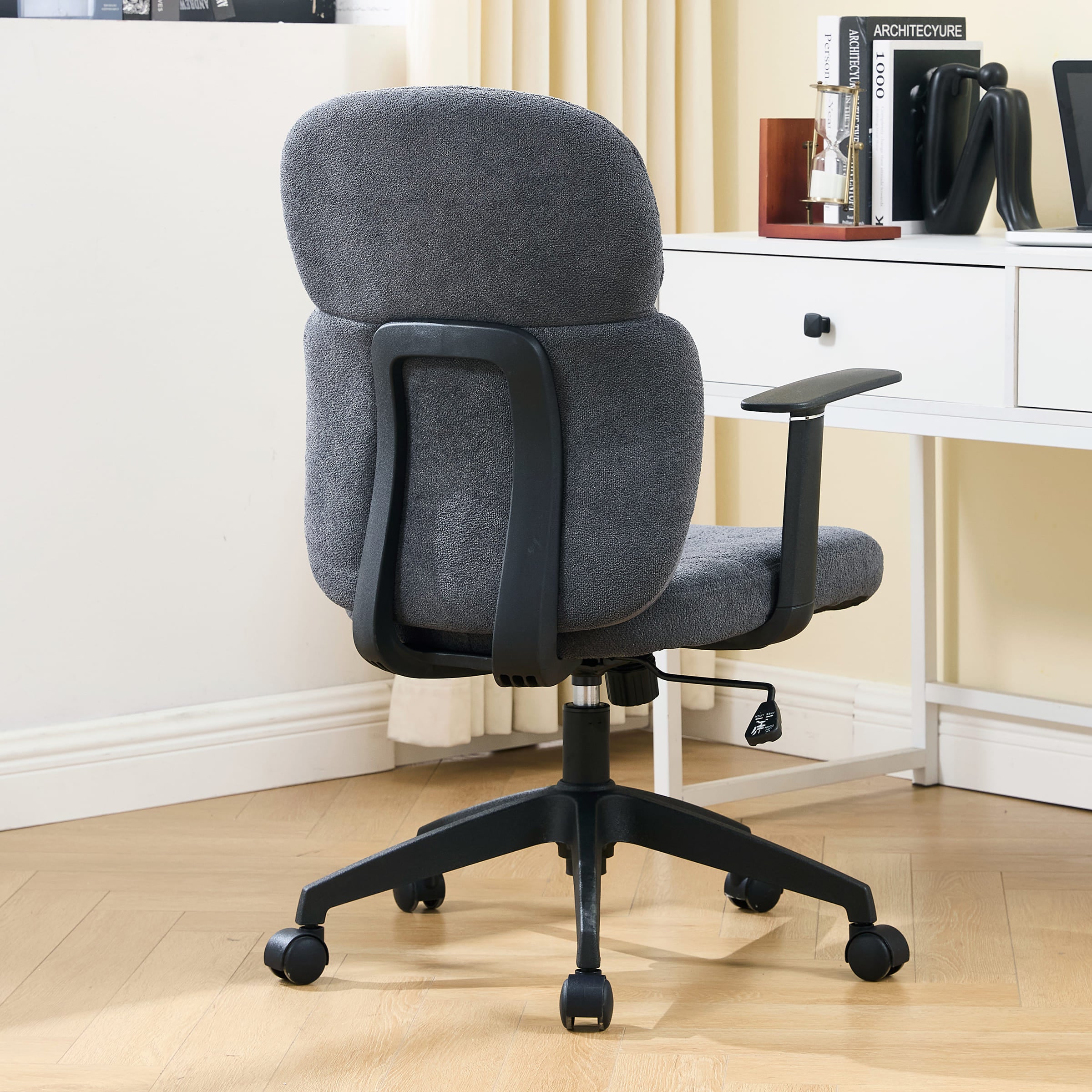 Kmax Adjustable Rolling Desk Chair with Armrest - X259OC
