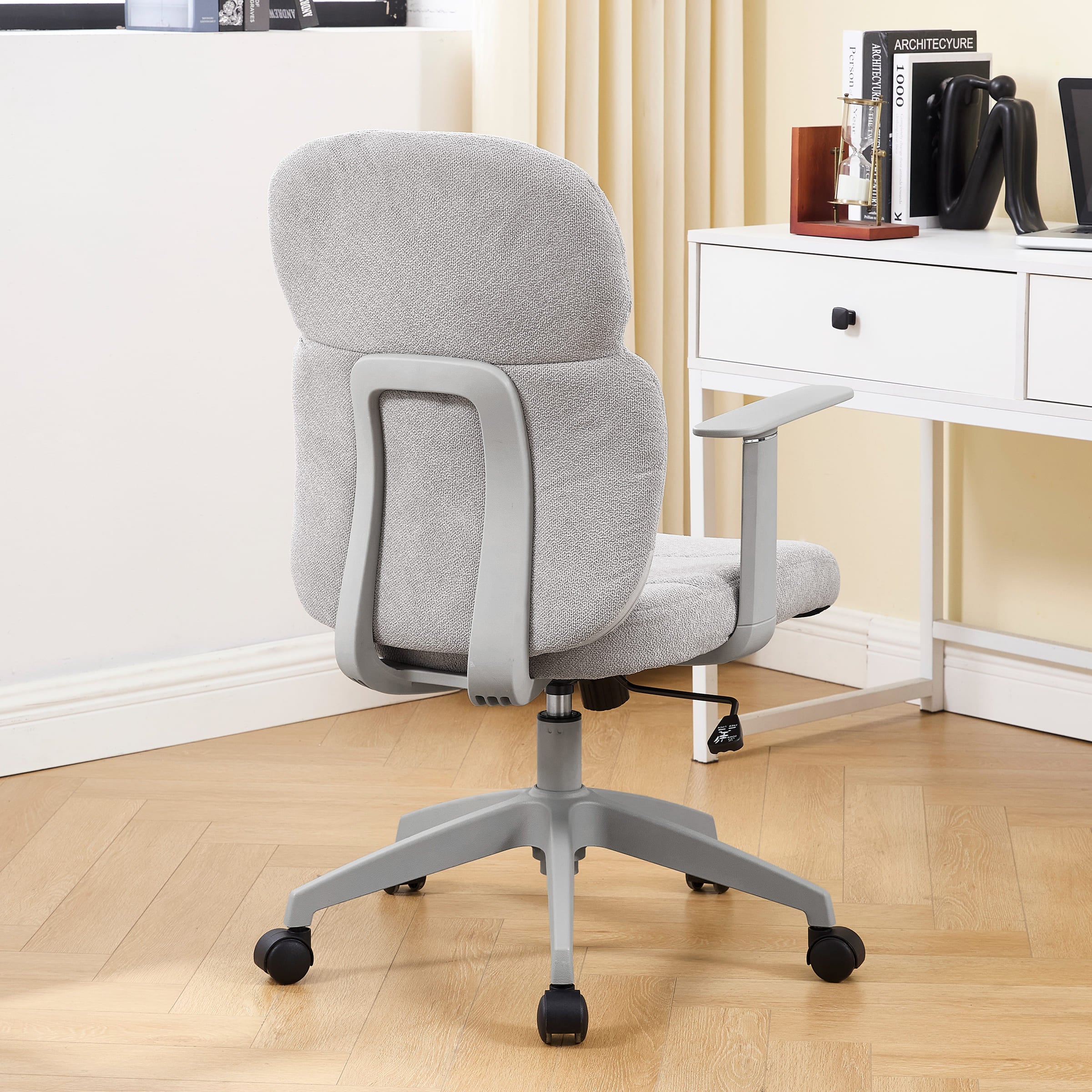 Kmax Adjustable Rolling Desk Chair with Armrest - X259OC