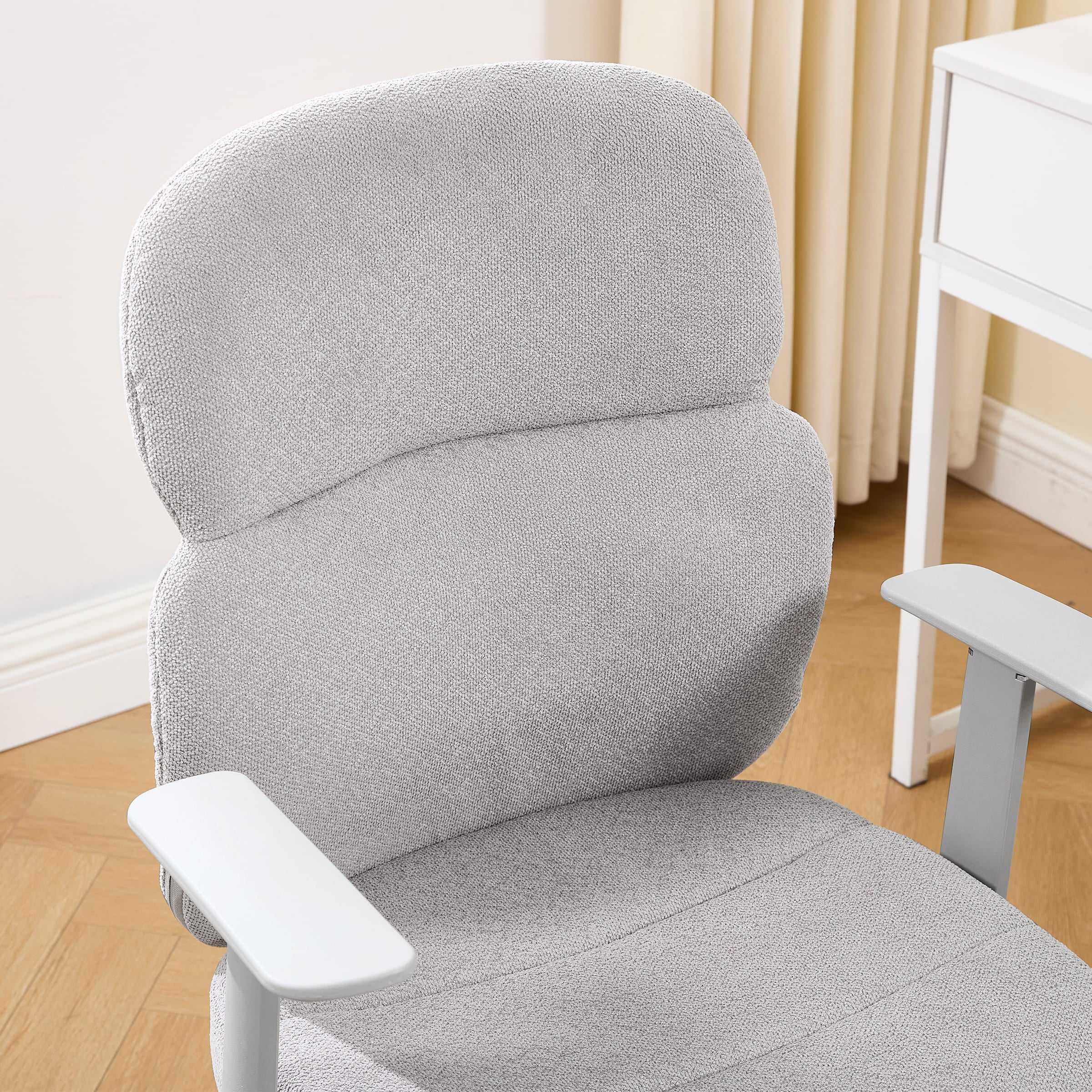 Kmax Adjustable Rolling Desk Chair with Armrest - X259OC