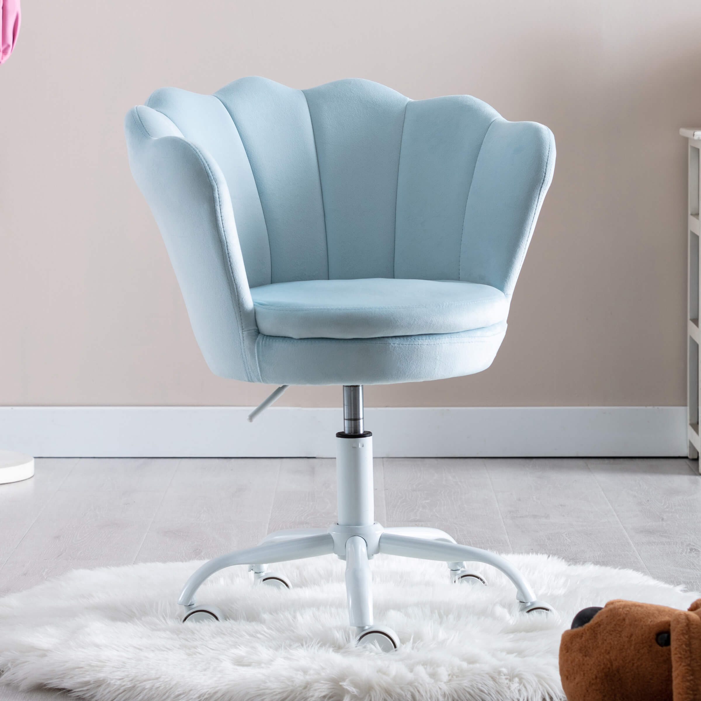 CIMOTA Adjustable Velvet Kids Desk Chair 1 PCS - 1342KC