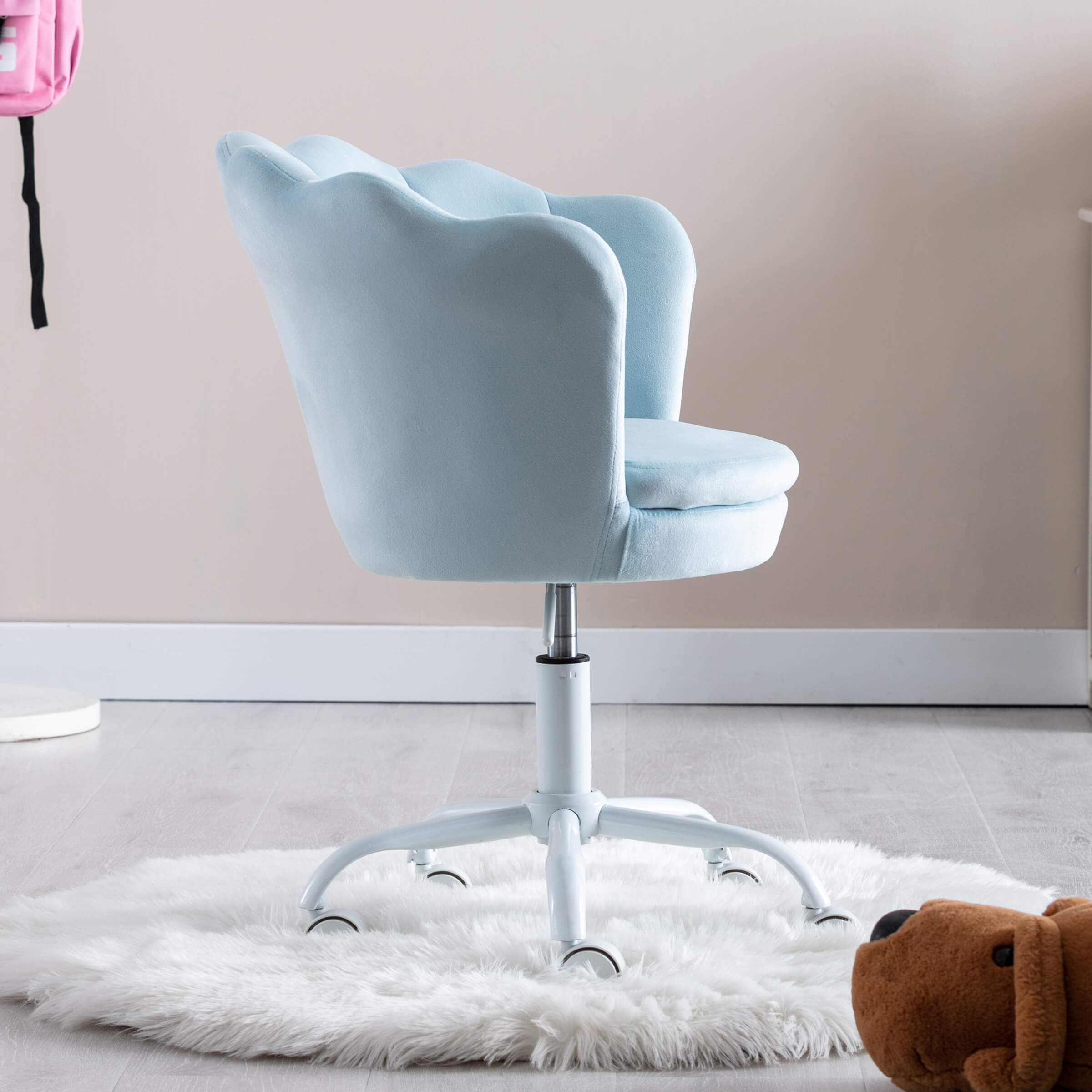 CIMOTA Adjustable Velvet Kids Desk Chair 1 PCS - 1342KC