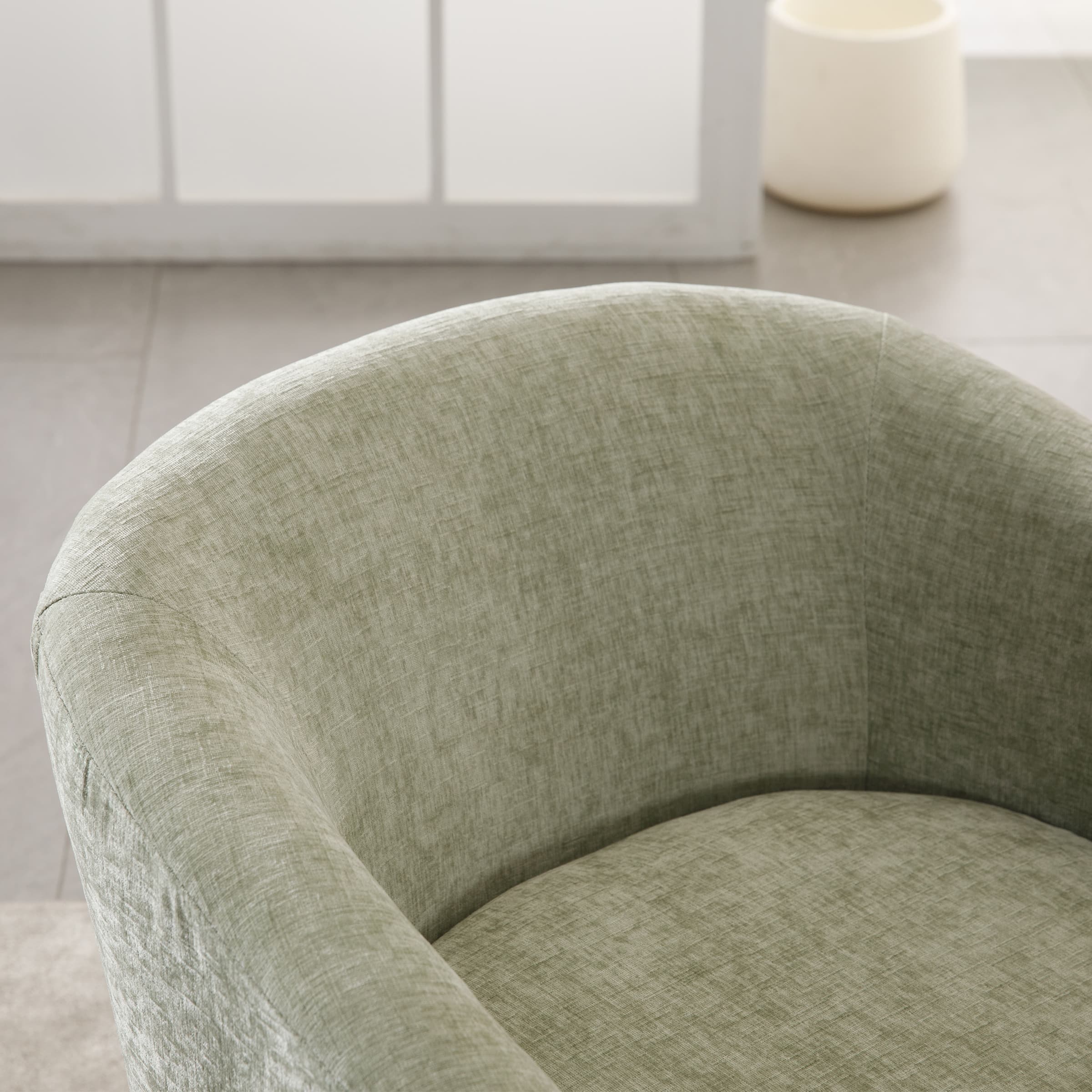 ROCITY Barrel Swivel Accent Chair 1 PCS - 3057AC