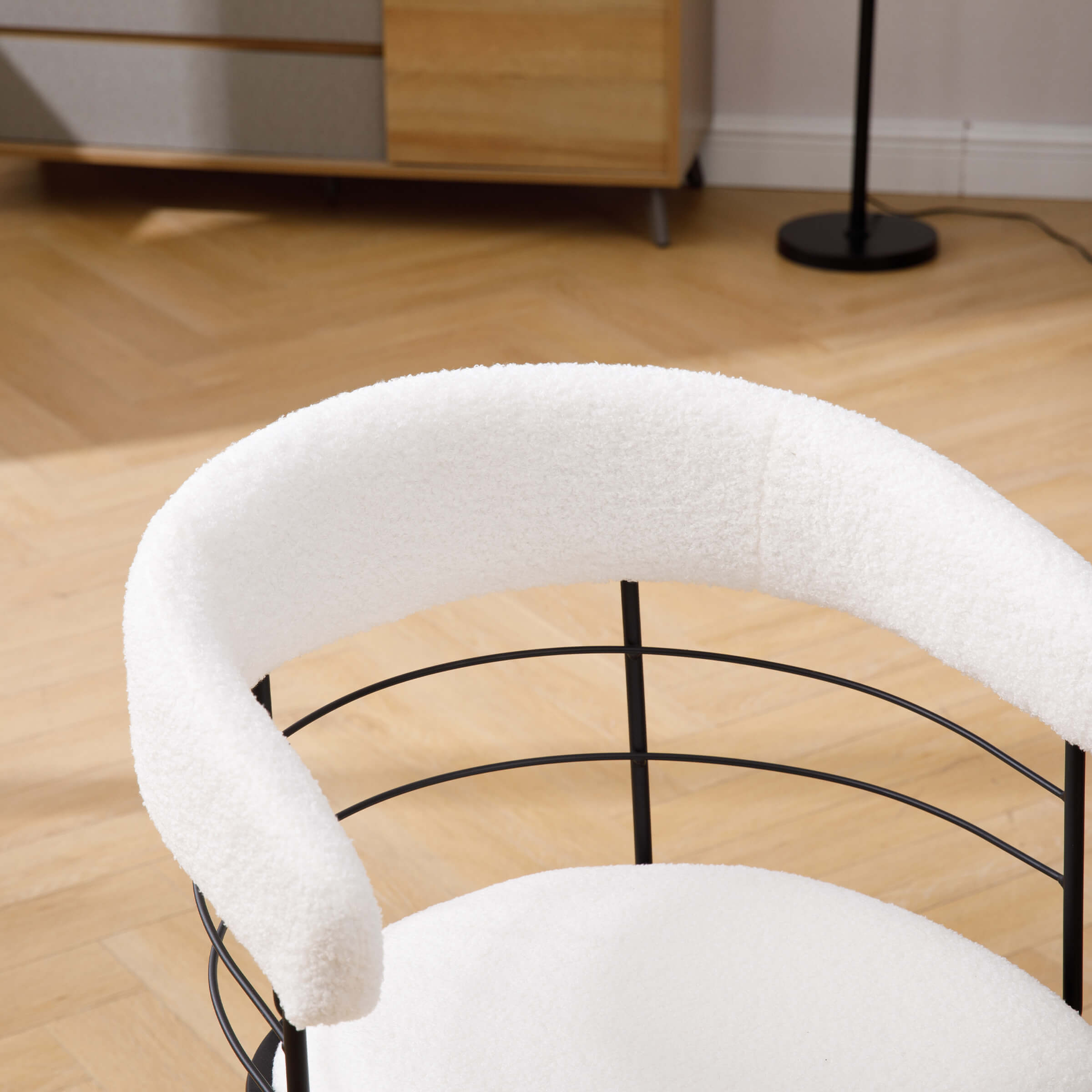 ROCITY Metal Legs Dining Chairs Set of 2 - 6366DC