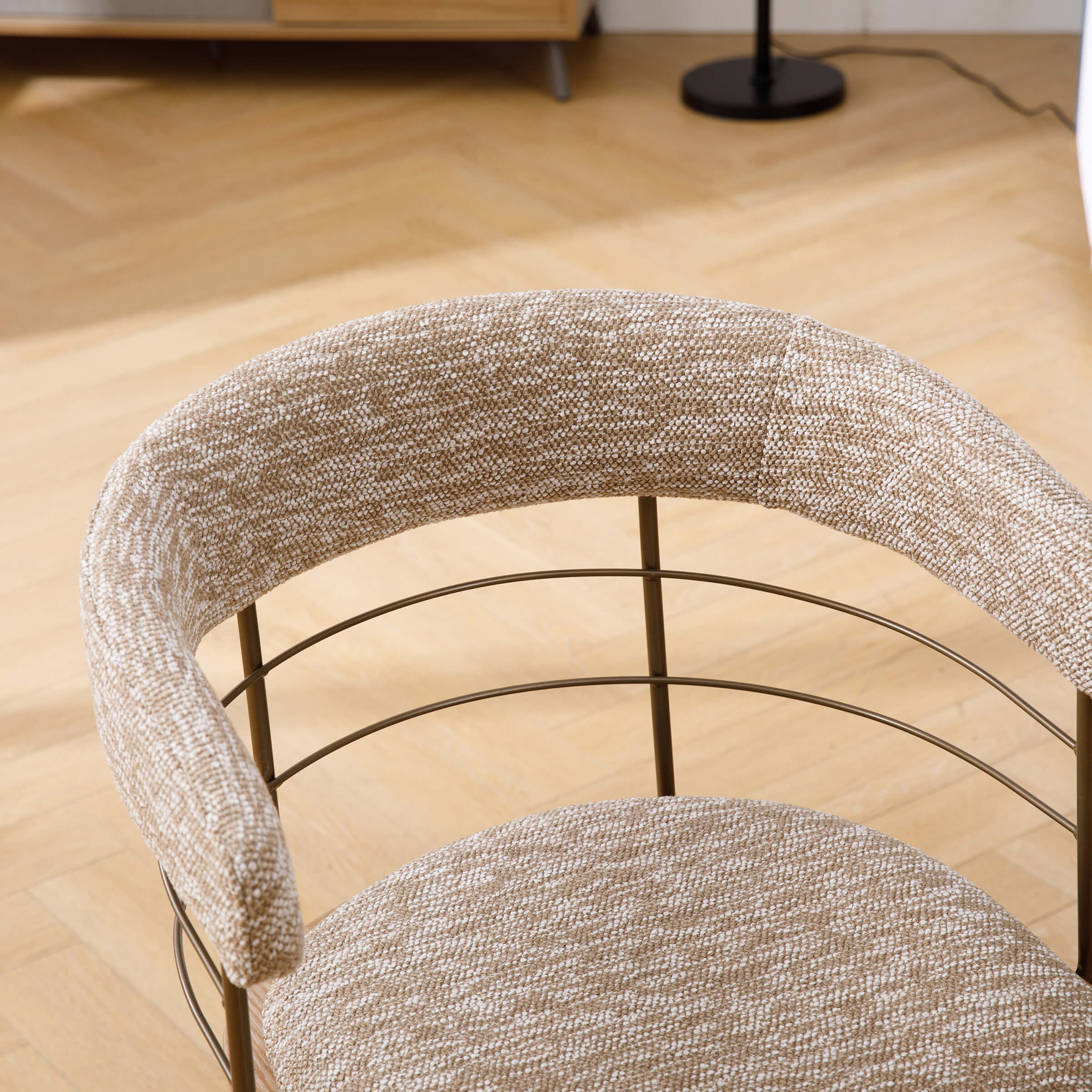 ROCITY Metal Legs Dining Chairs Set of 2 - 6366DC