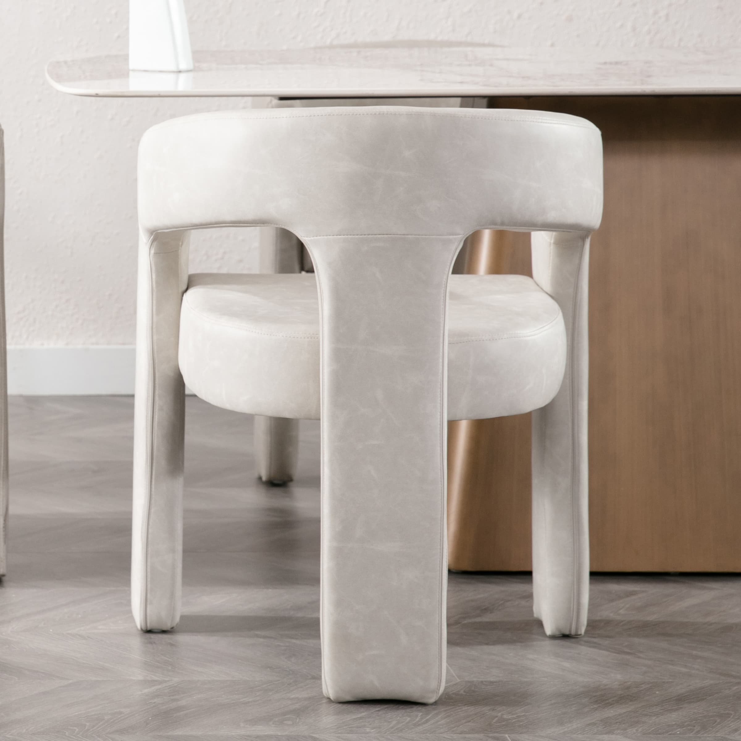 VESCASA Open Back Barrel Dining Chair 1 PCS - 5101DC