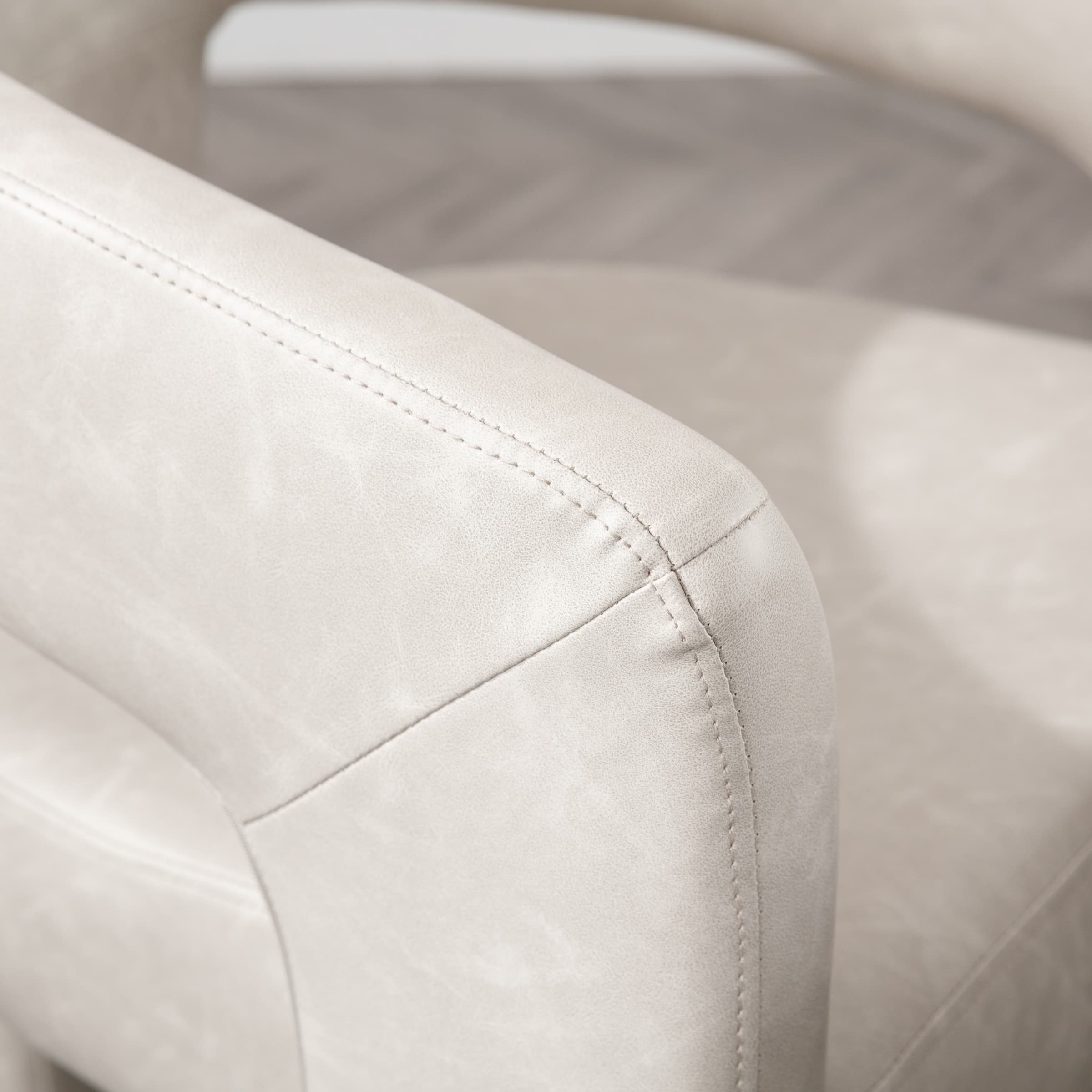 VESCASA Open Back Barrel Dining Chair 1 PCS - 5101DC